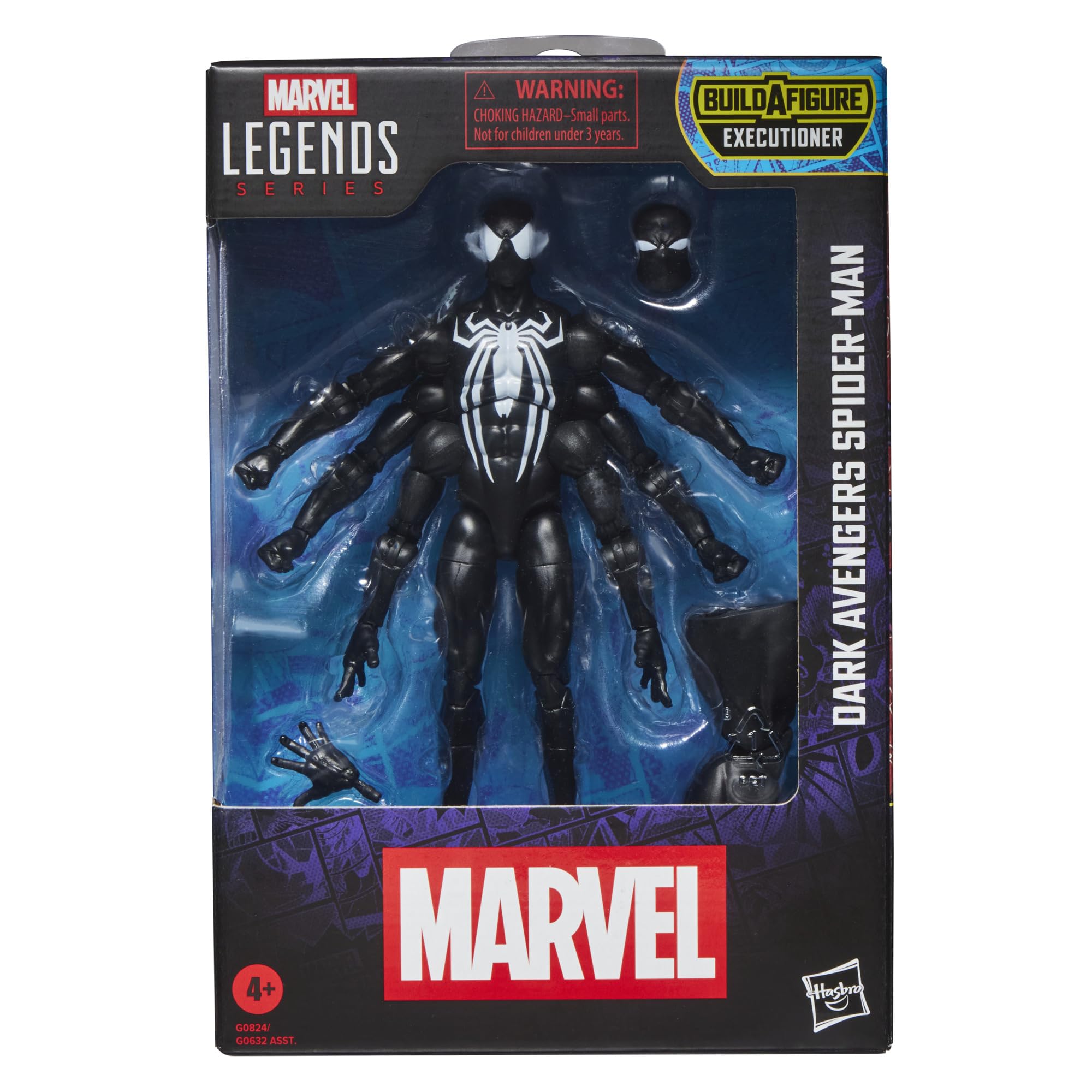 Marvel Legends Series Dark Avengers Spider-Man Action Figure | 15 cm Scale | Hasbro 1