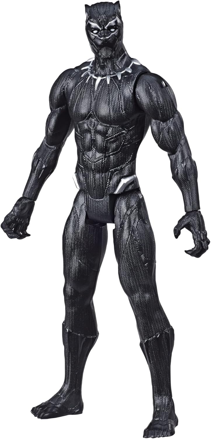 Marvel Avengers Titan Hero Series Black Panther 12” Action Figure - Poseable Superhero Figure for Kids 4+