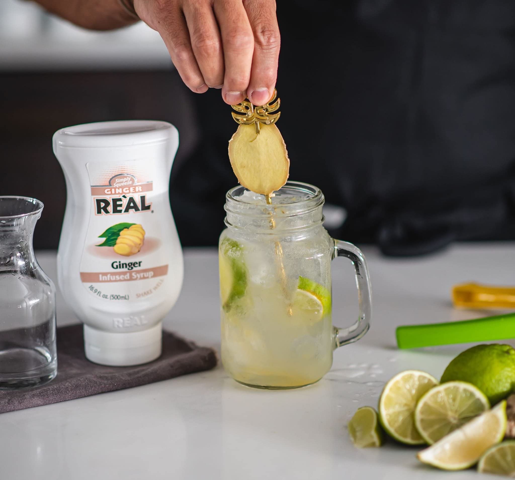 Reàl Infused Exotics Ginger Puree Infused Fruit Syrup - 12% Ginger | 500ml 4