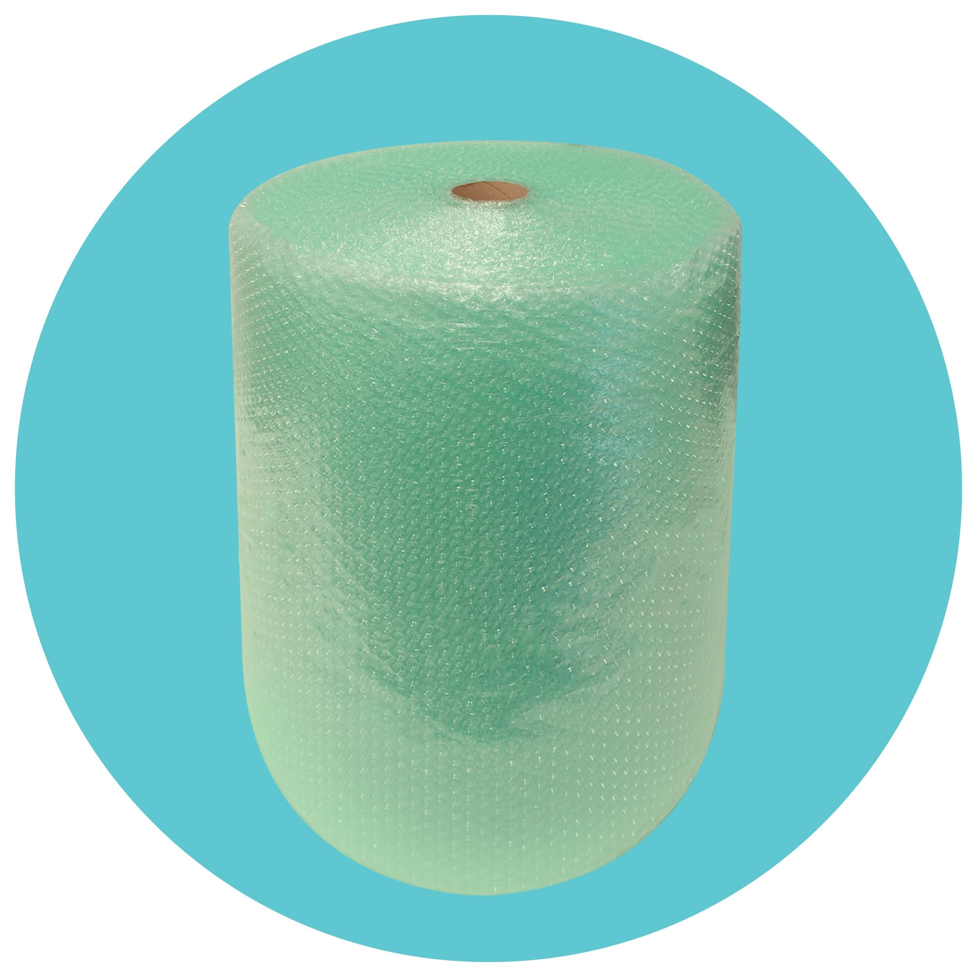 Triplast Biodegradable Green Bubble Wrap Roll - 400mm x 25m | Small 10mm Bubbles | Recycled Content