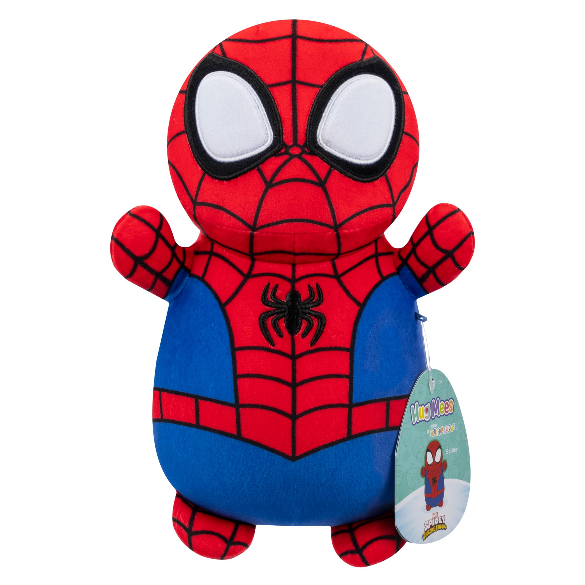 Squishmallows HugMees 10-Inch Spidey Plush - Super-Soft Marvel Collectible 1