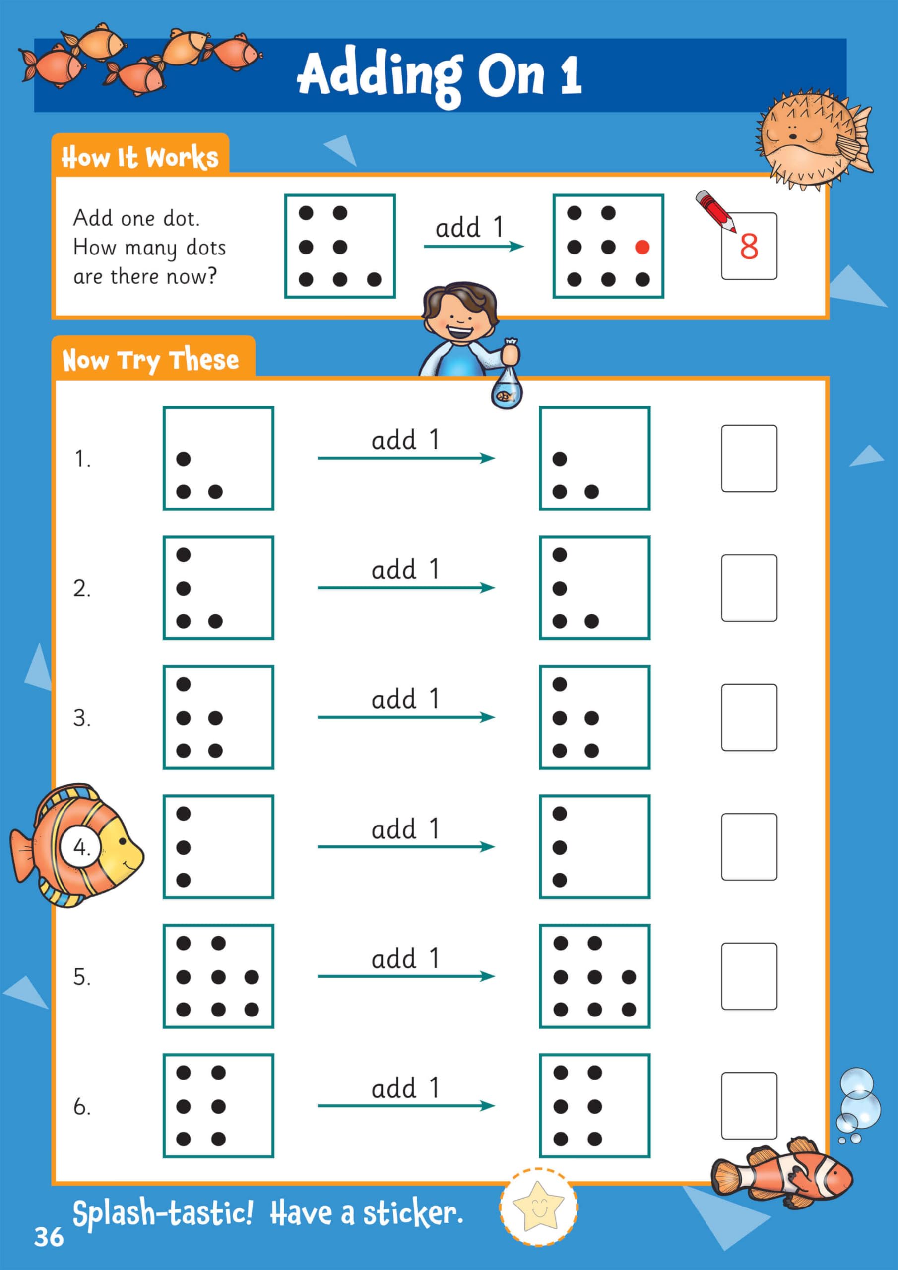 CGP 10 Minutes a Day Numbers Activity Book for Ages 3-5 | Includes Over 100 Stickers 6