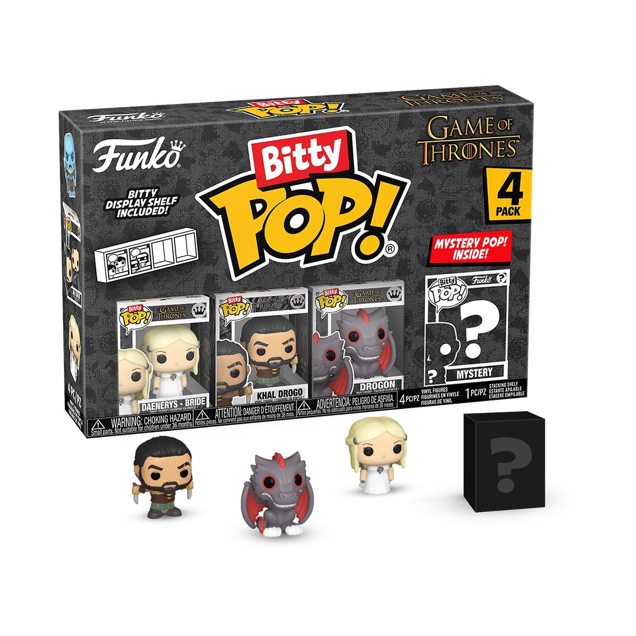 Funko Bitty Pop! Game of Thrones - Khaleesi 4pk with Mystery Mini Vinyl Figure