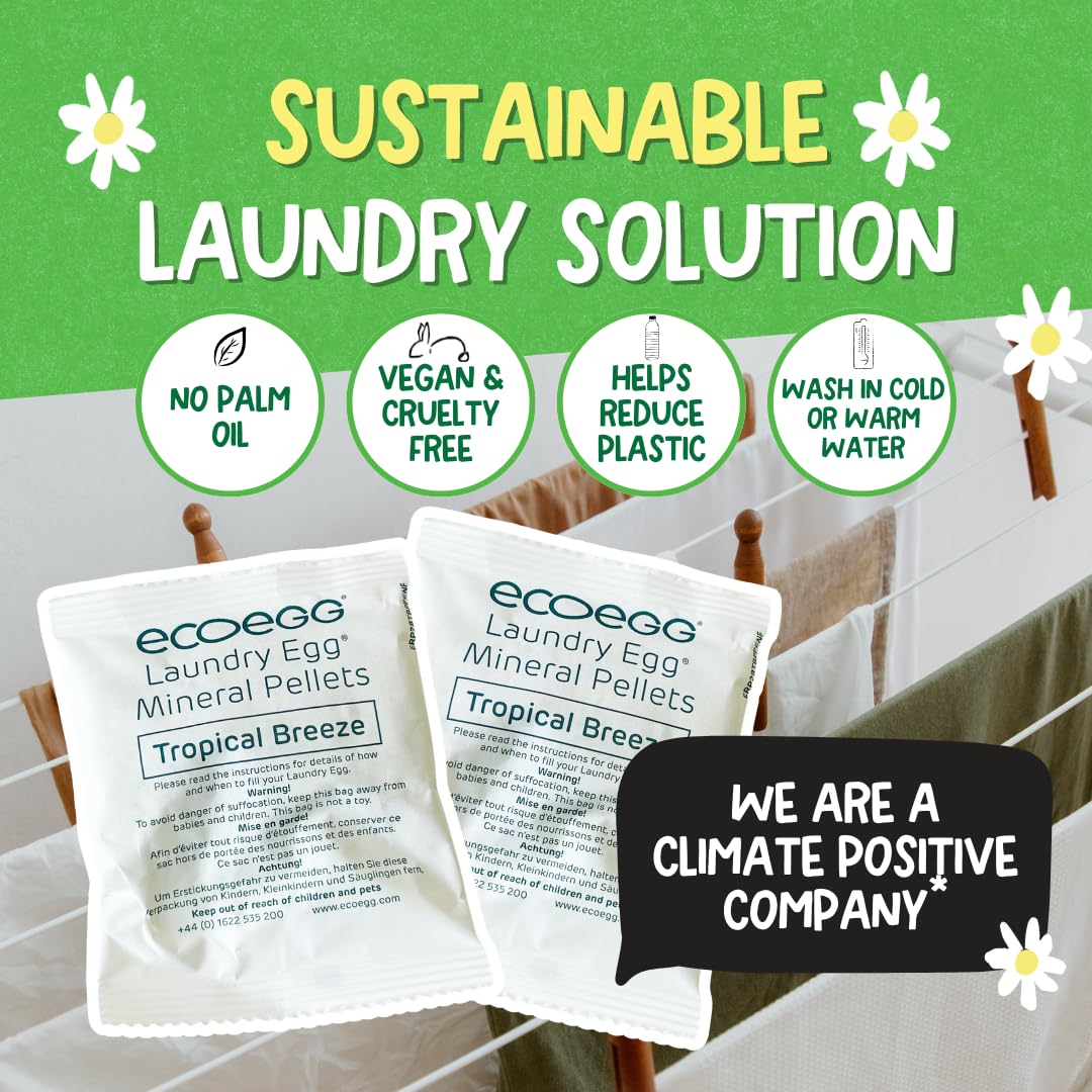 Ecoegg - Laundry Egg Refill Pellets 50 Washes Tropical Breeze