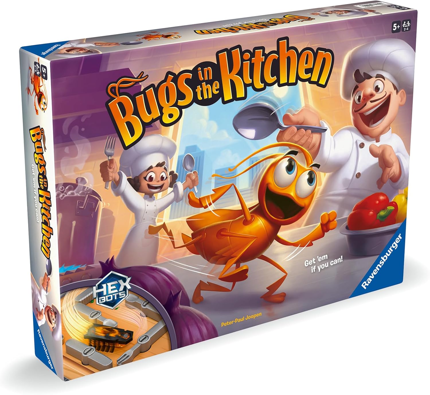 Ravensburger Bugs in The Kitchen Board Game with HEXBUG Nano 1