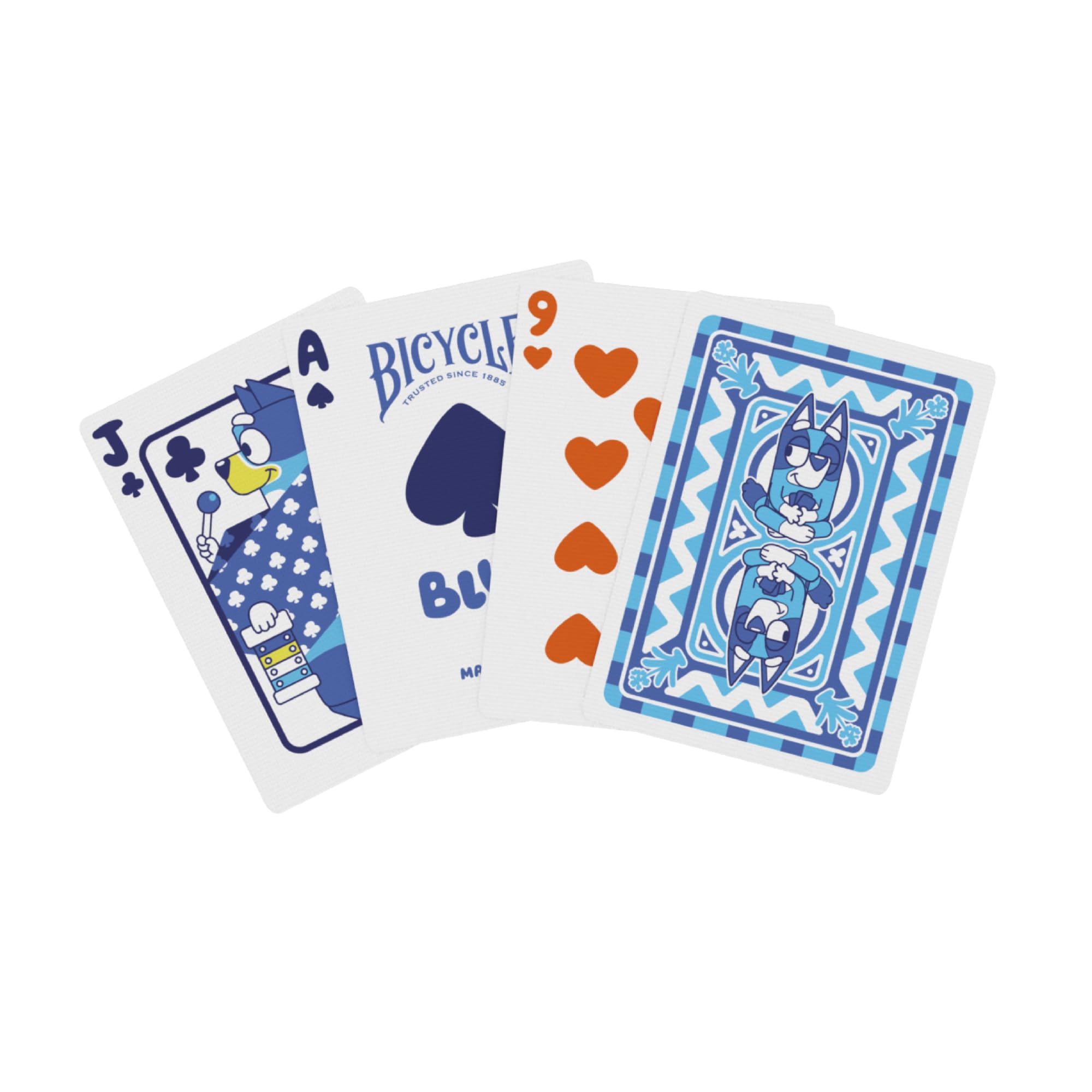 Bicycle Bluey Playing Cards Deck - Official Artwork, Custom Court Cards, Premium Quality 2
