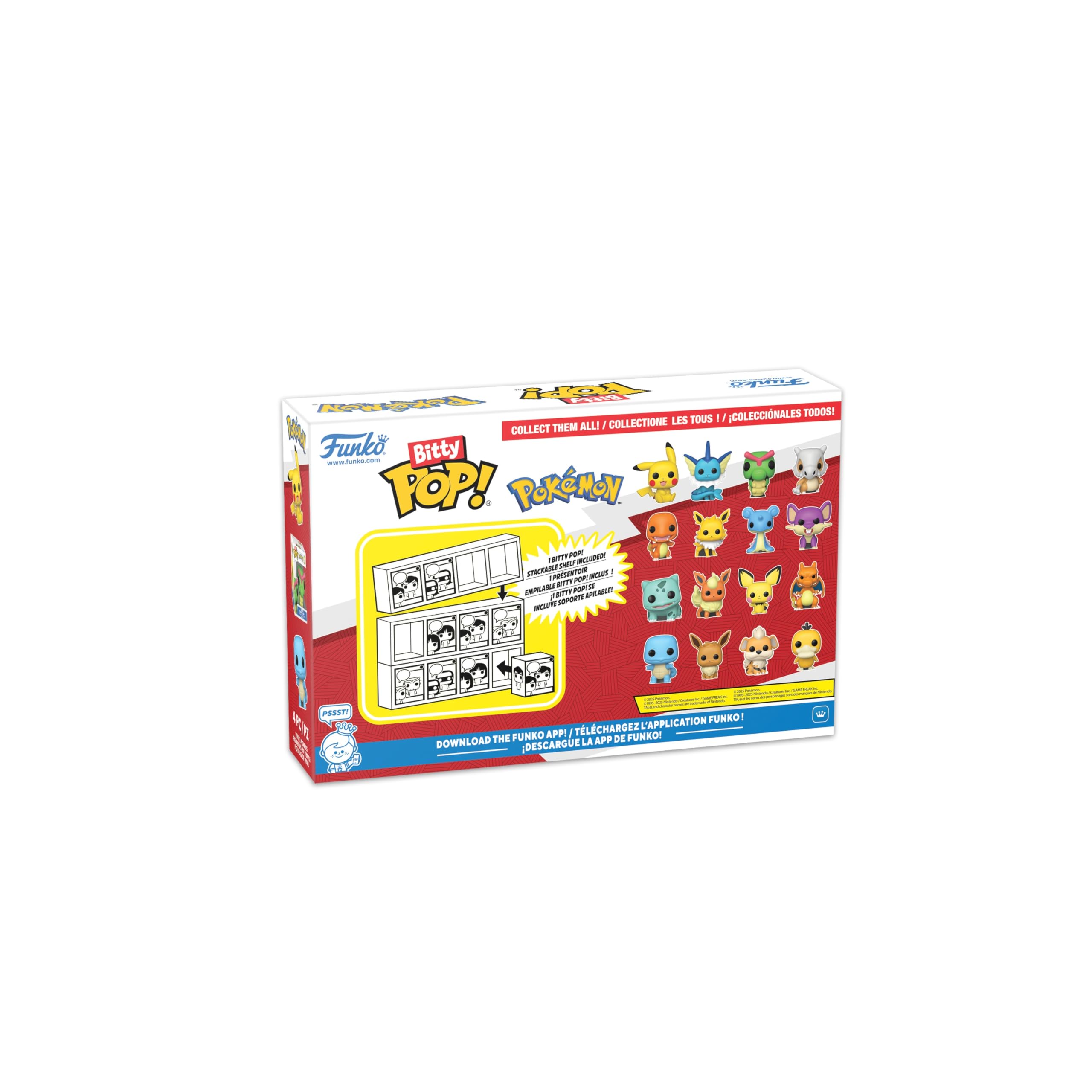 Funko Bitty Pop! Pokémon - Squirtle 4PK with Mystery Mini Figure 5