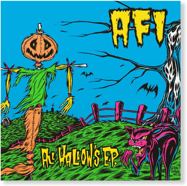 AFI All Hallow's E.P. - 25th Anniversary Limited Edition Vinyl Record (Pink Vinyl)