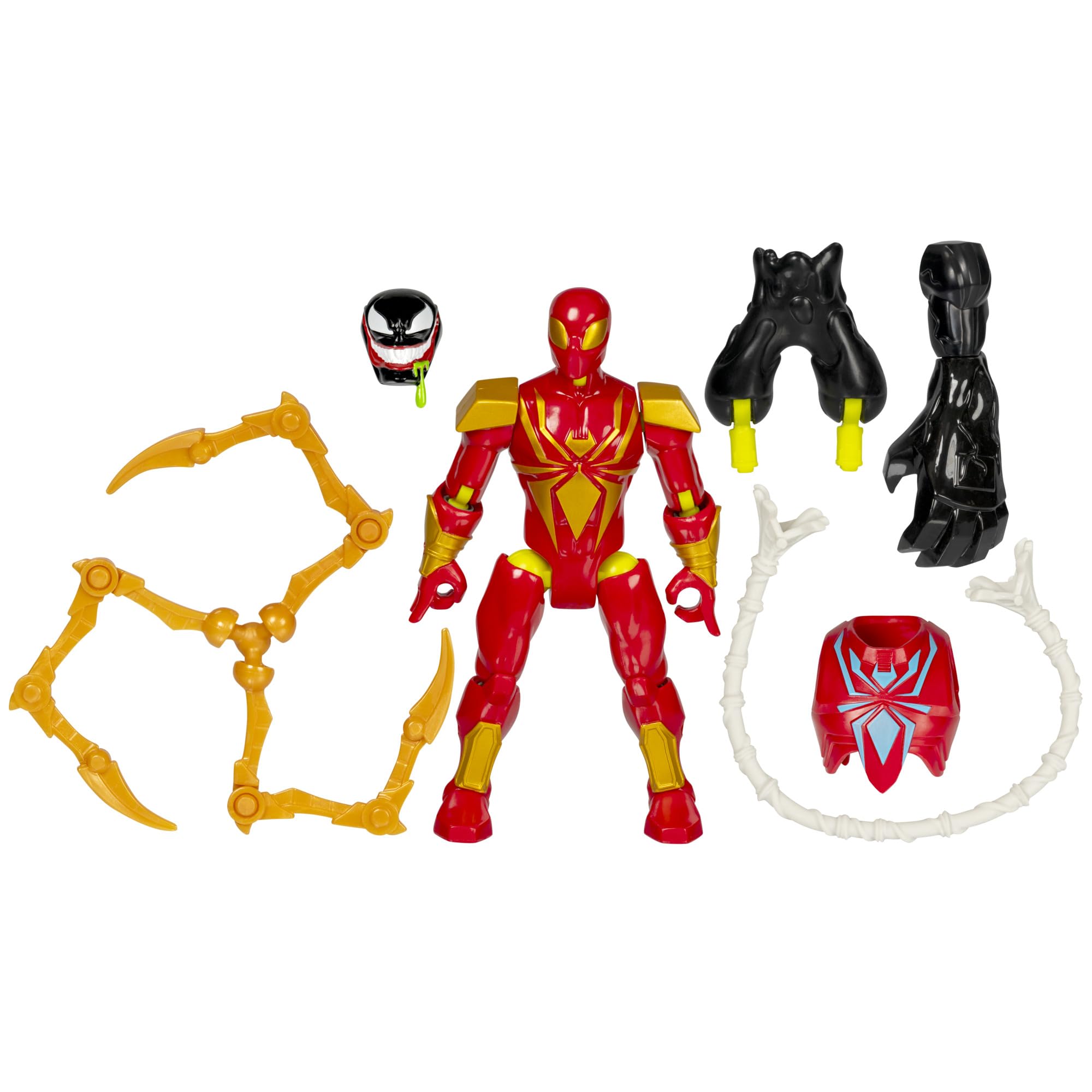 SPIDER-MAN MixMashers Iron Spider & Venom Mix-and-Match Action Figure 1