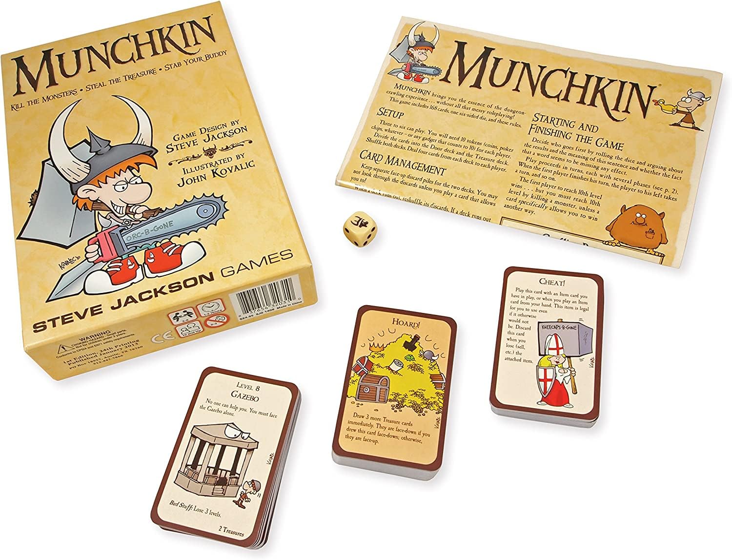 Steve Jackson Games Munchkin Board Game | Ages 10+ | 3 to 6 Players | 60 Min Playtime 3