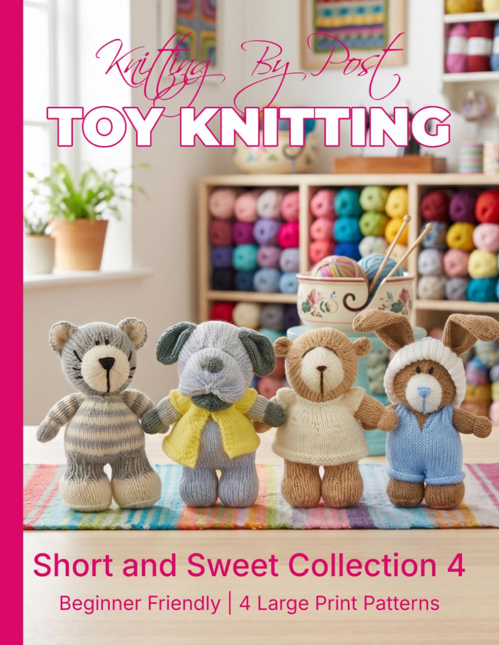 Knitting By Post - Short and Sweet Collection 4 | 4 Easy-to-Follow Large Print Toy Patterns | Paperback