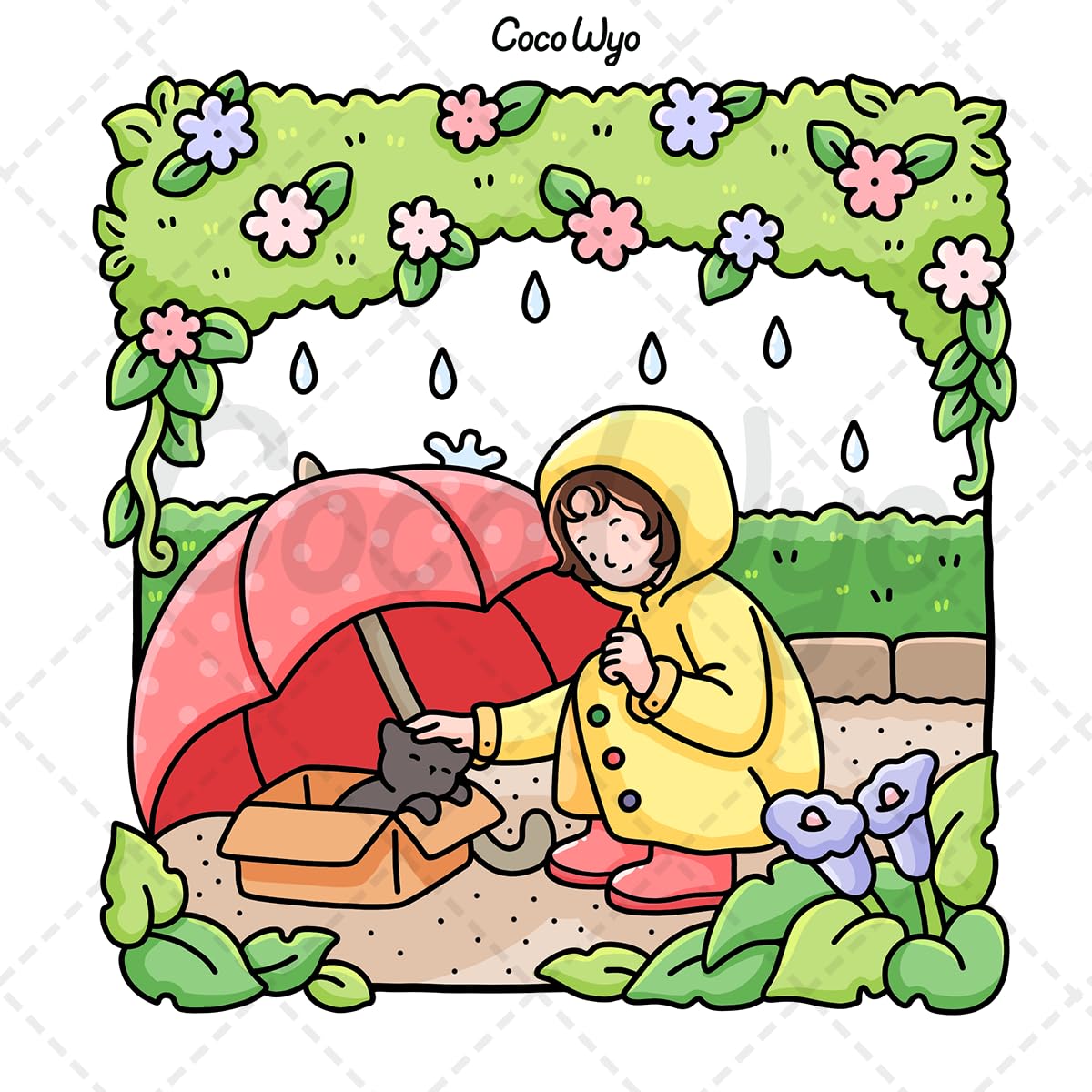 Coco Wyo Girl Moments Coloring Book - Cute Cozy Daily Activities | Paperback | English 3