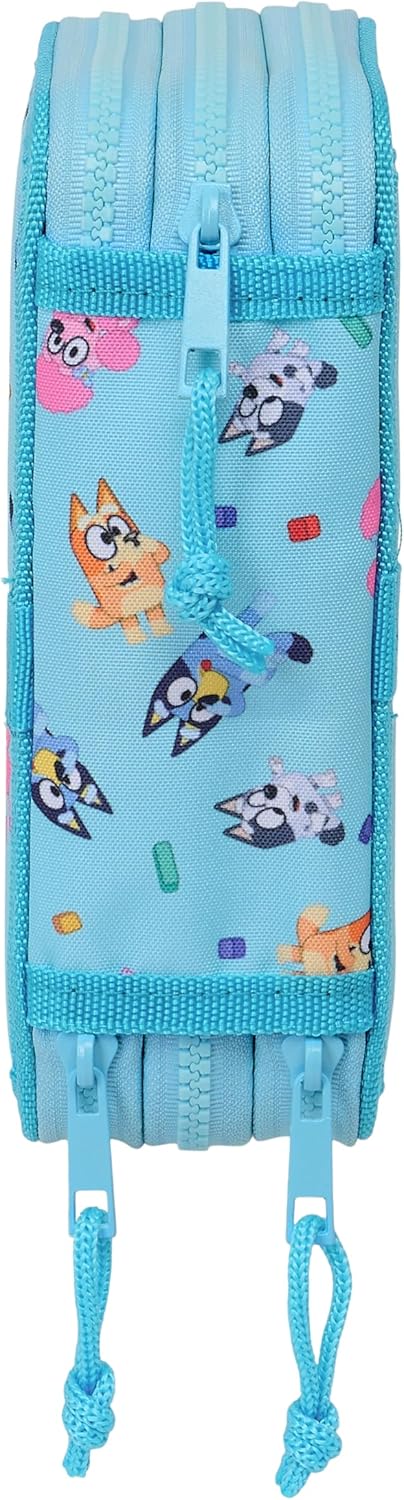 Safta Blue School Pencil Case with 36 Tools Included, Children's Pencil Case (M857-412433857)