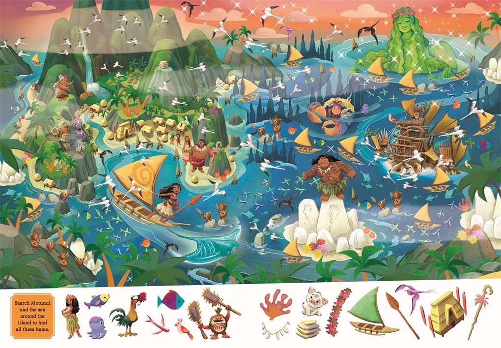 Studio Press Disney Princess: Magical Worlds Search and Find Activity Book | Ages 4-6 | 64 Pages 4