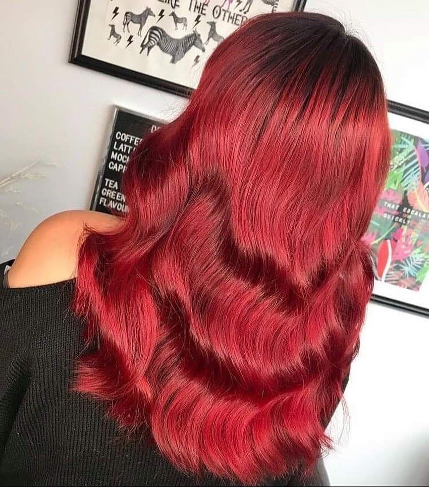 Crazy Color Ruby Rouge Semi-Permanent Hair Dye - 4 x 100ml Bottles | Vegan Formula 7