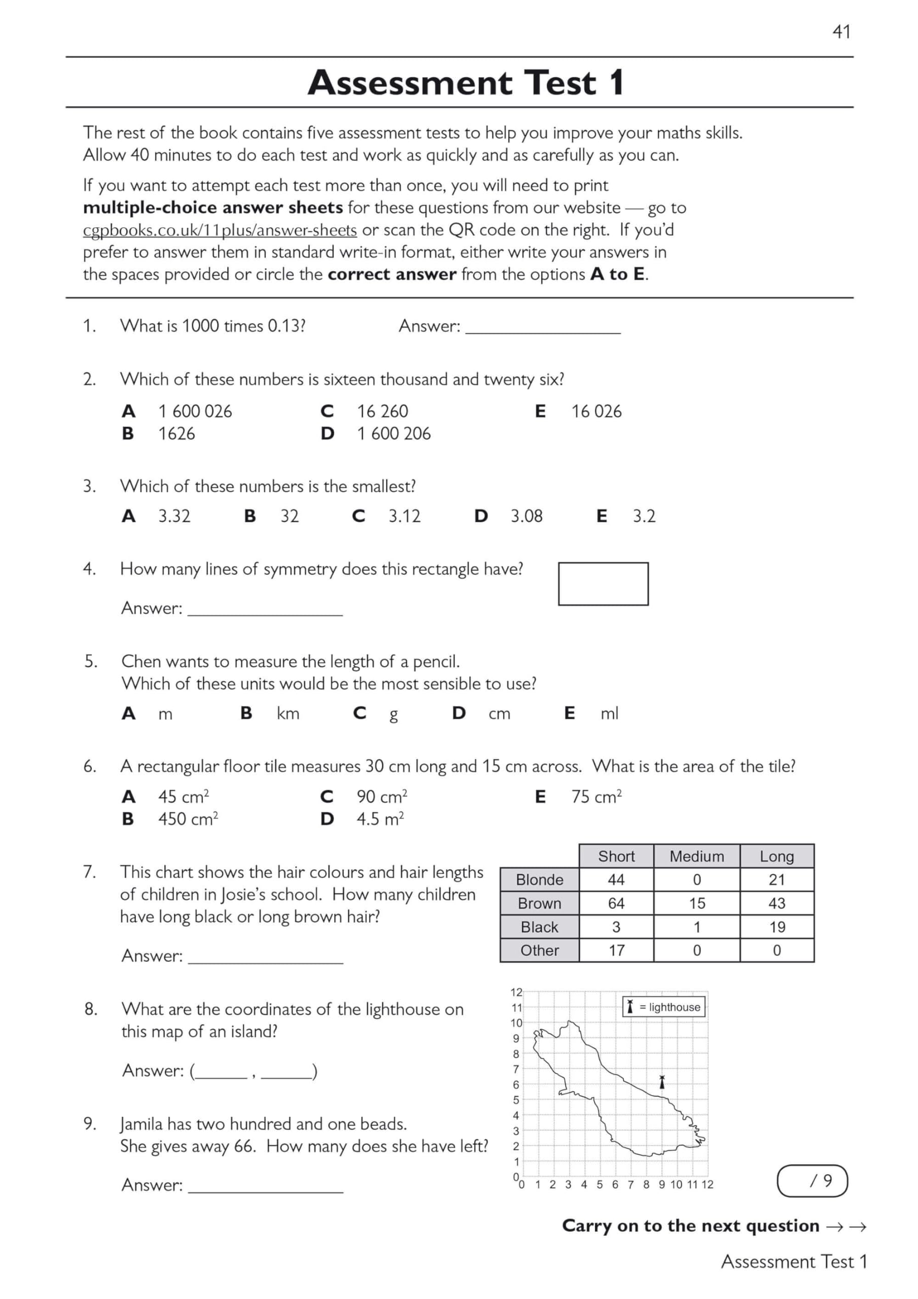 CGP 11+ GL Maths Practice Book & Assessment Tests - Ages 9-10 (with Online Edition) 6