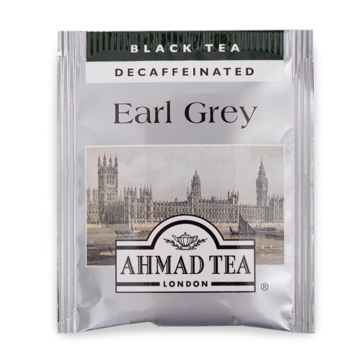 Ahmad Tea Decaffeinated Earl Grey Tea - 20 Individually Foil-Wrapped Teabags