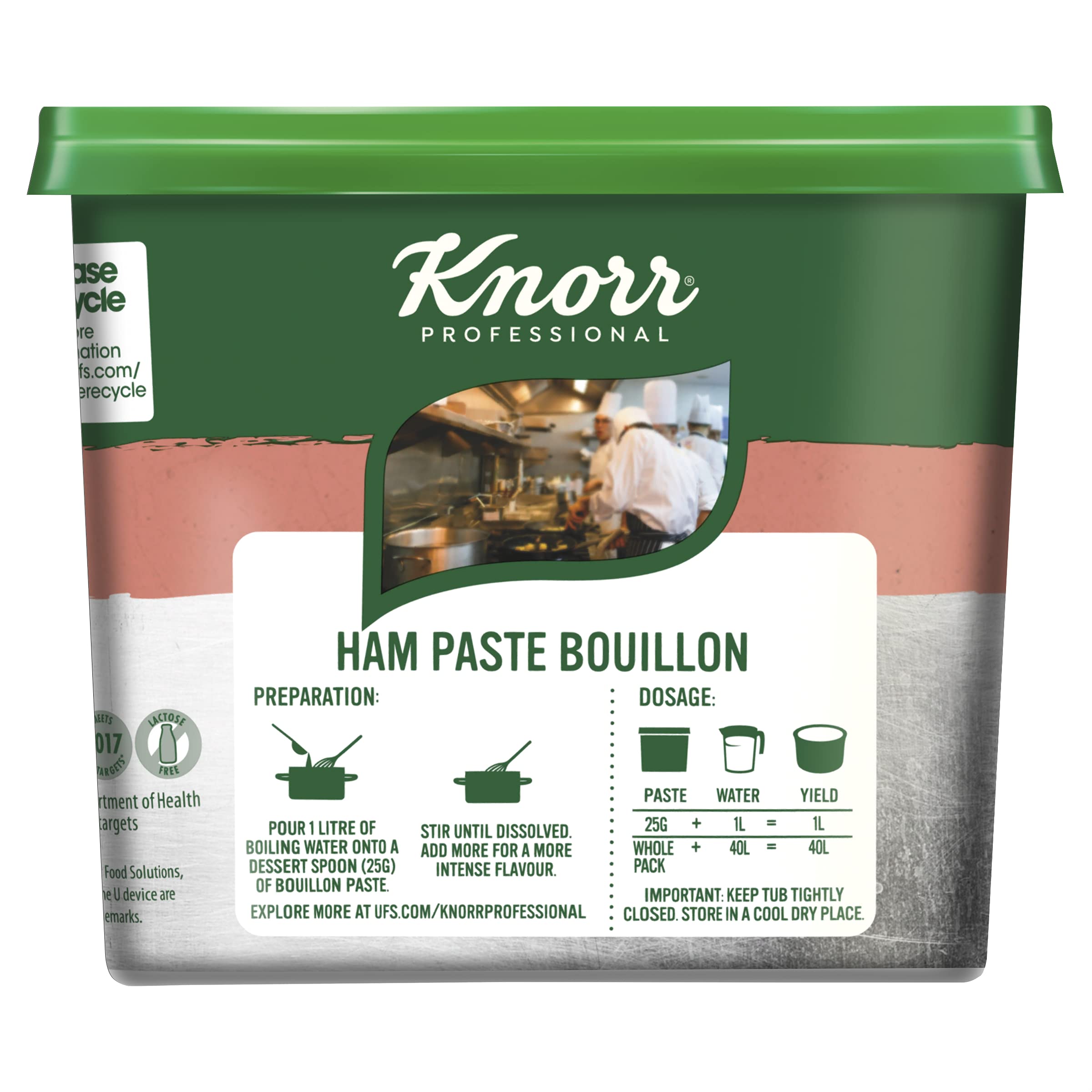 Knorr Gluten Free Ham Paste Bouillon, 1 kg 2