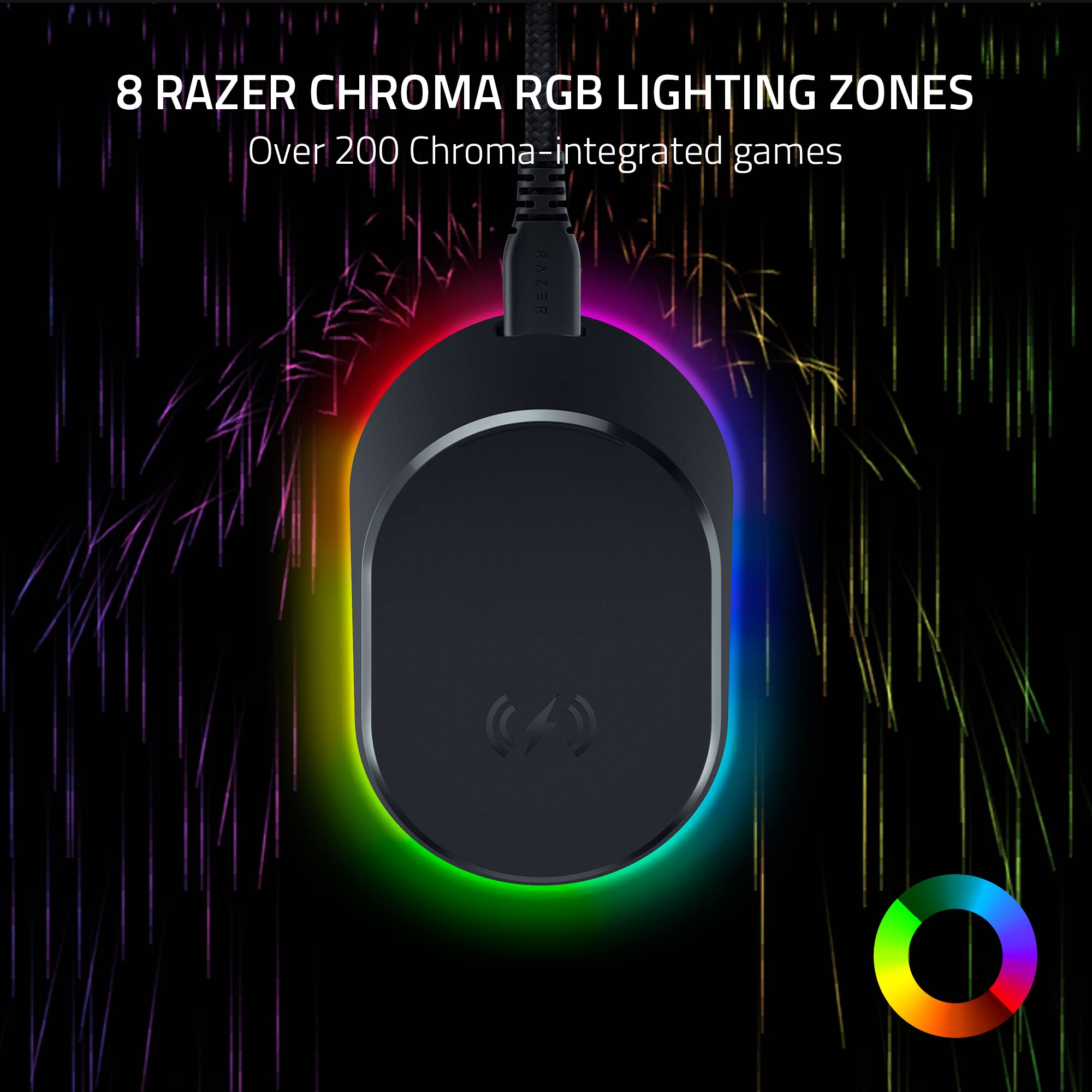 Razer Mouse Dock Pro & Charging Puck - Magnetic Wireless Charging Dock with 8K Hz Transceiver for PC Gaming 4
