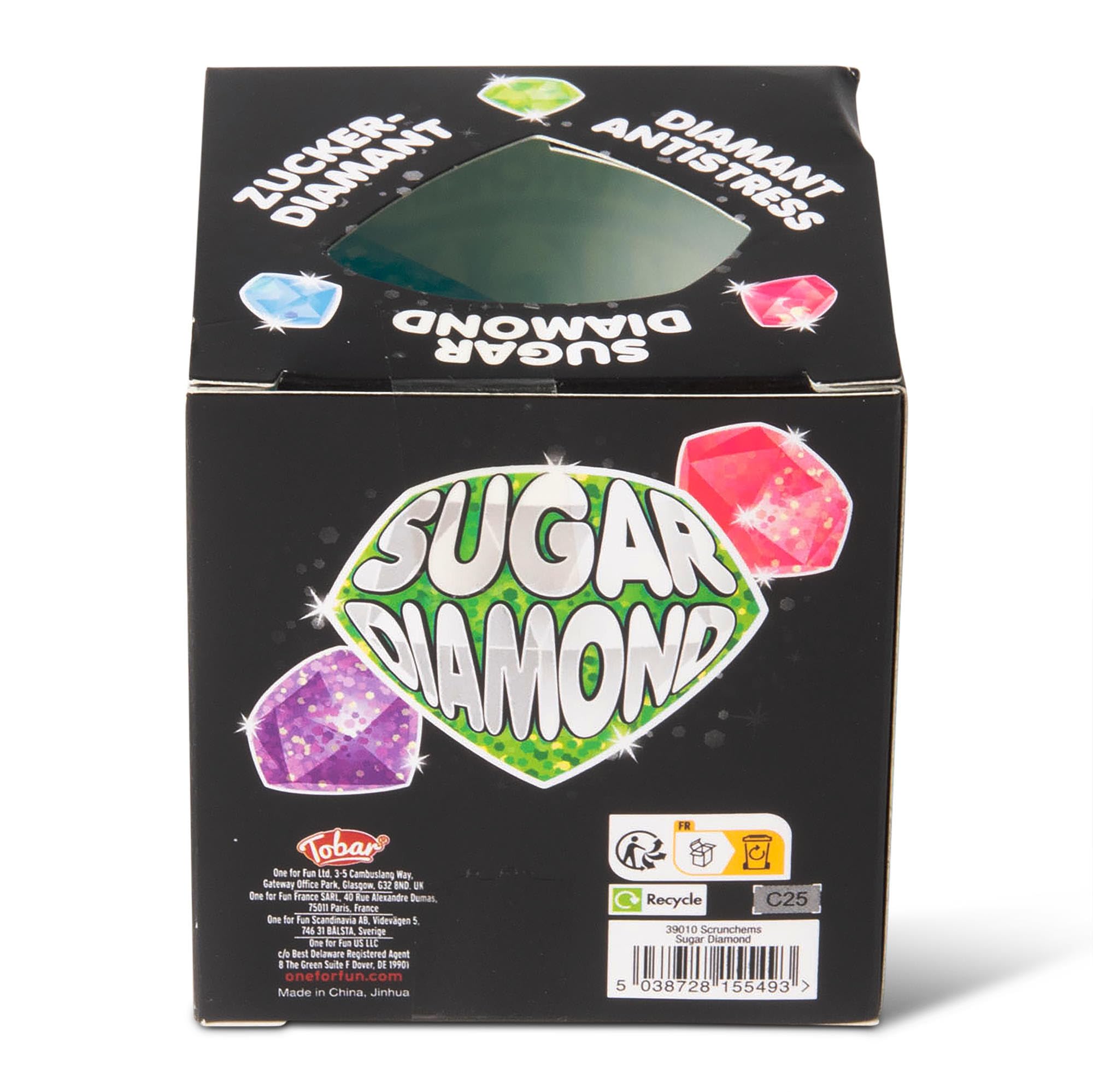 SCRUNCHEMS Sugar Diamond Squeeze Toy - Stress Relief | Hypoallergenic | Ages 3+ 7