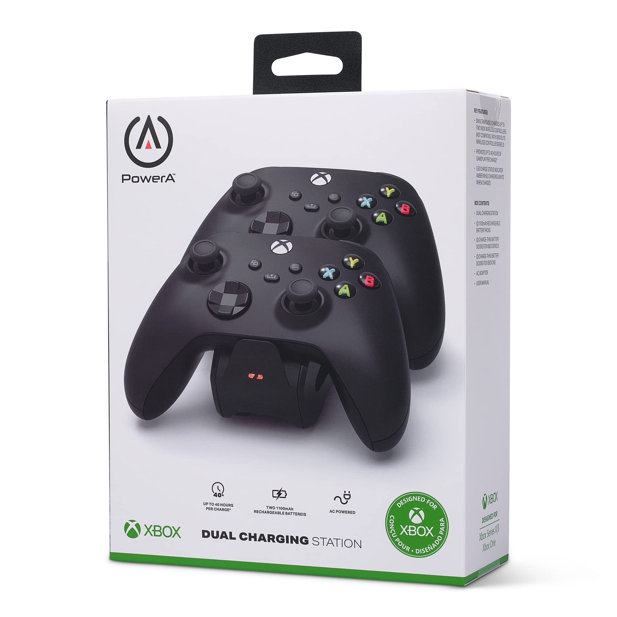 PowerA Duo Charging Station for Xbox Series X|S and Xbox One - Black (UK) 19