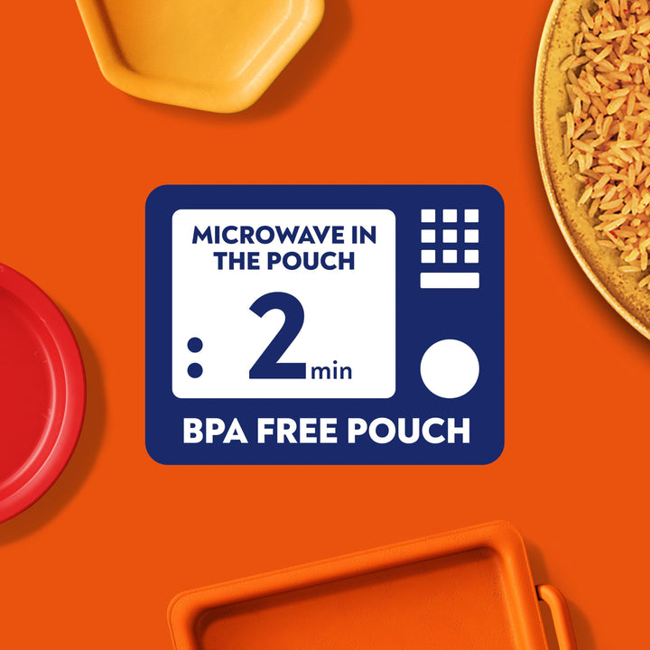 Ben's Original Spicy Chilli Microwave Rice, 6 x 220g Pouches – Vegetarian, No Artificial Additives