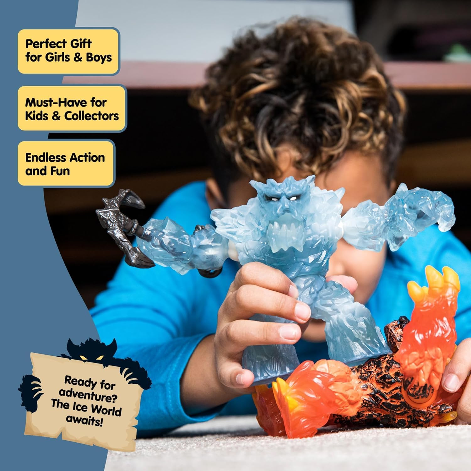 Schleich Eldrador Creatures Ice Giant Action Figure with Sword and Axe | Ages 7+ 3