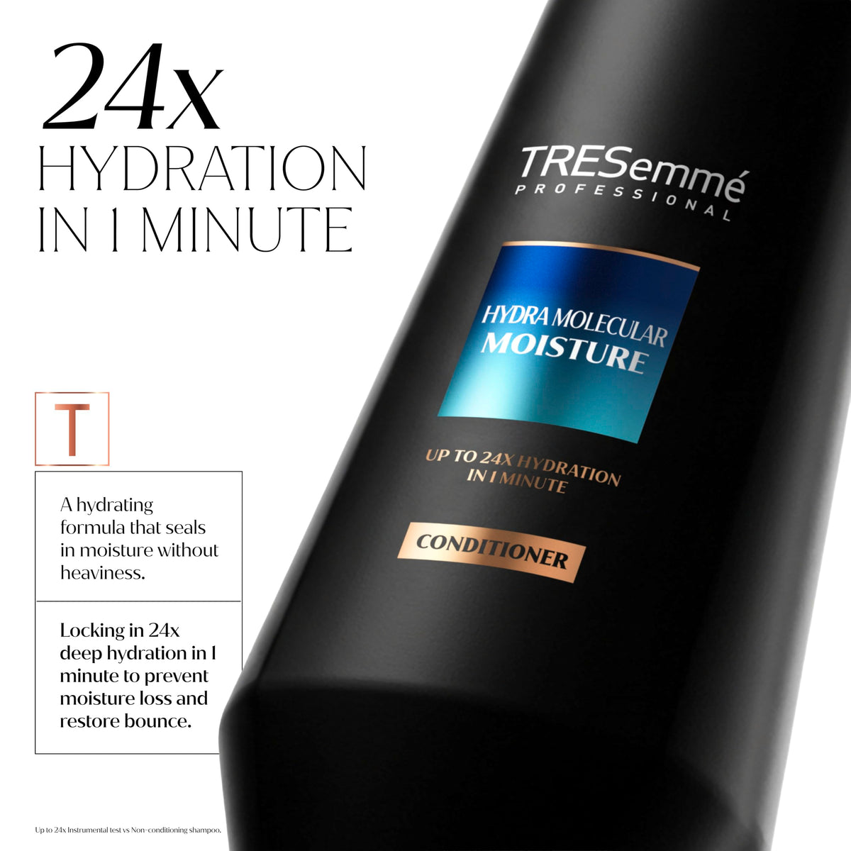 TRESemmé Hydra Molecular Moisture Conditioner - Deep Hydration for Dry Hair | 300 ml