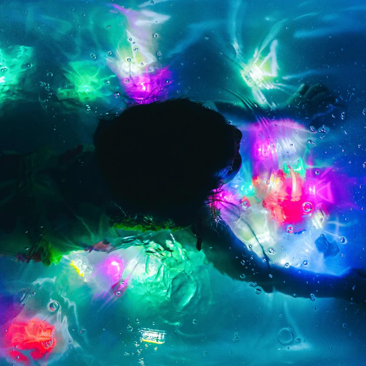 Glo Pals Water-Activated Light-Up Sensory Bath Toy Cubes - Party Pack | 4 Count | Ages 3+ 6