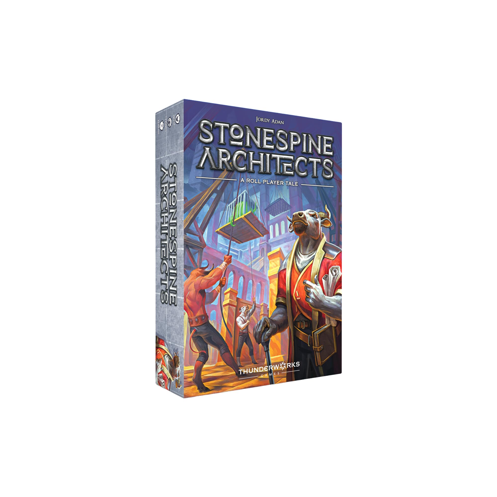 Thunderworks Games Stonespine Architects - Card-Drafting Dungeon Build Board Game | Multicolor | Standard Edition 1
