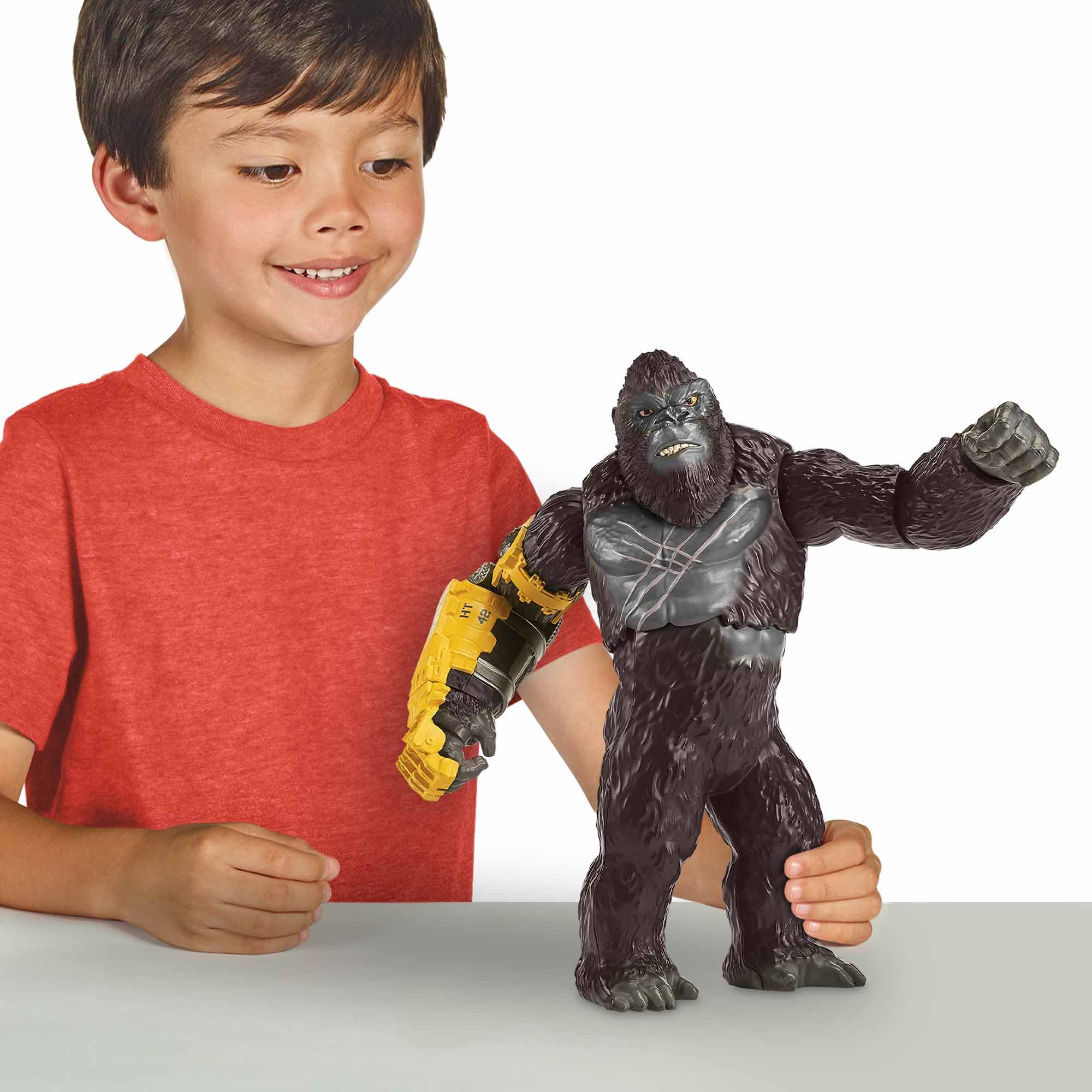 MonsterVerse Giant Kong Roll N Battle Action Figure - 11 Inch | Wheel Movement | Ages 4+ 4