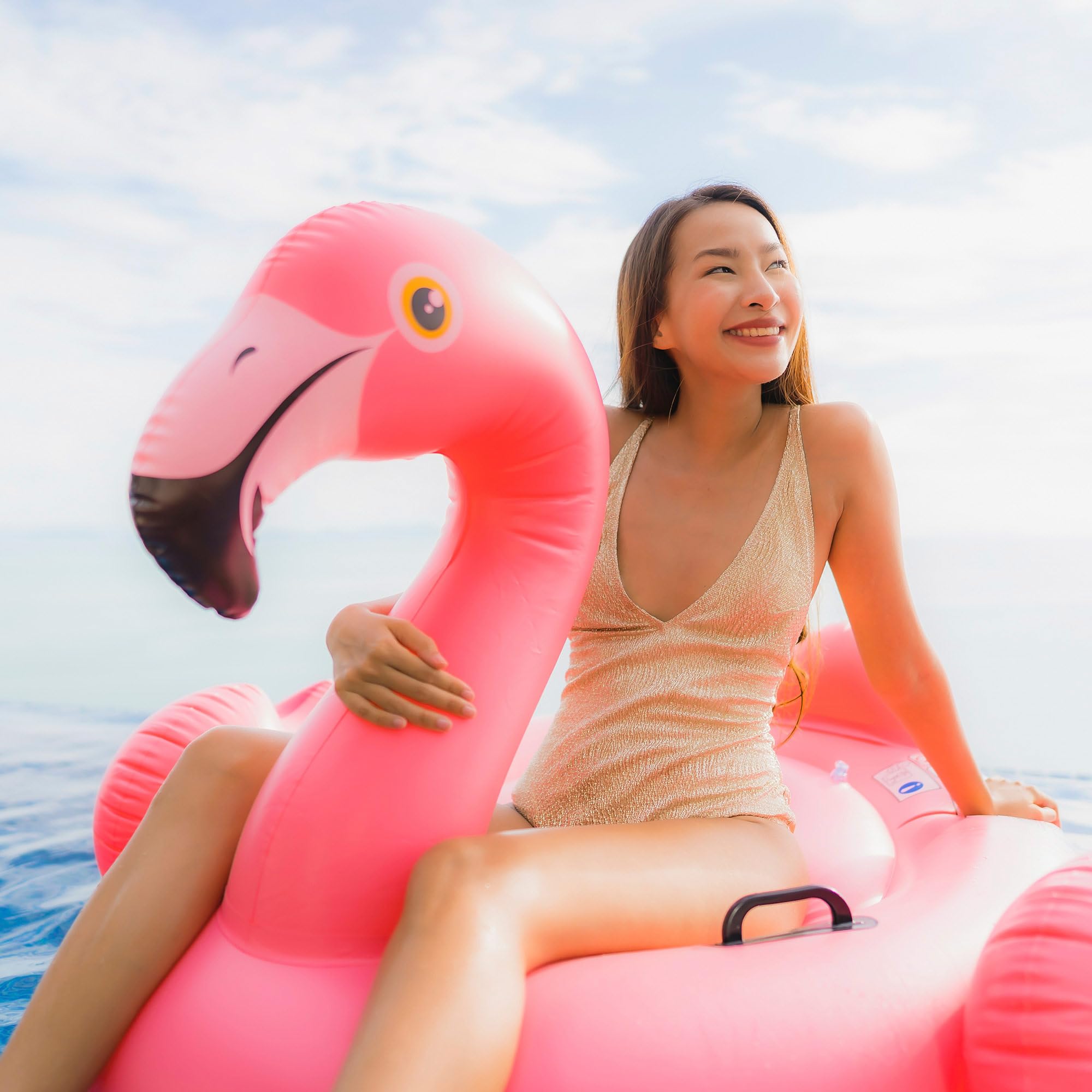 Intex - Inflatable Flamingo Pool Float - 142x137x97 cm 7