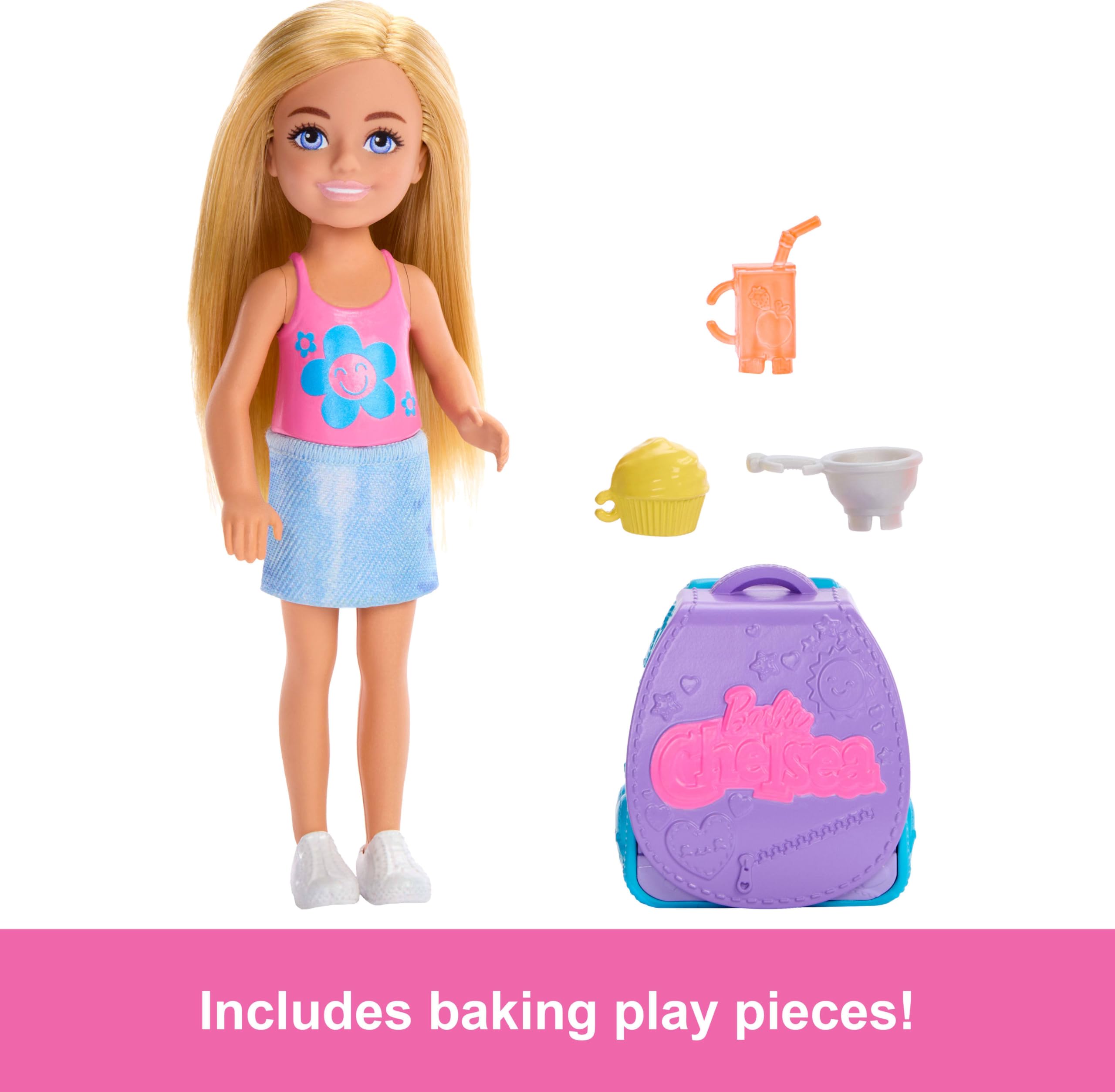 Barbie Family & Friends Cupcake Baking Playset with Chelsea Doll - Multicolor 2