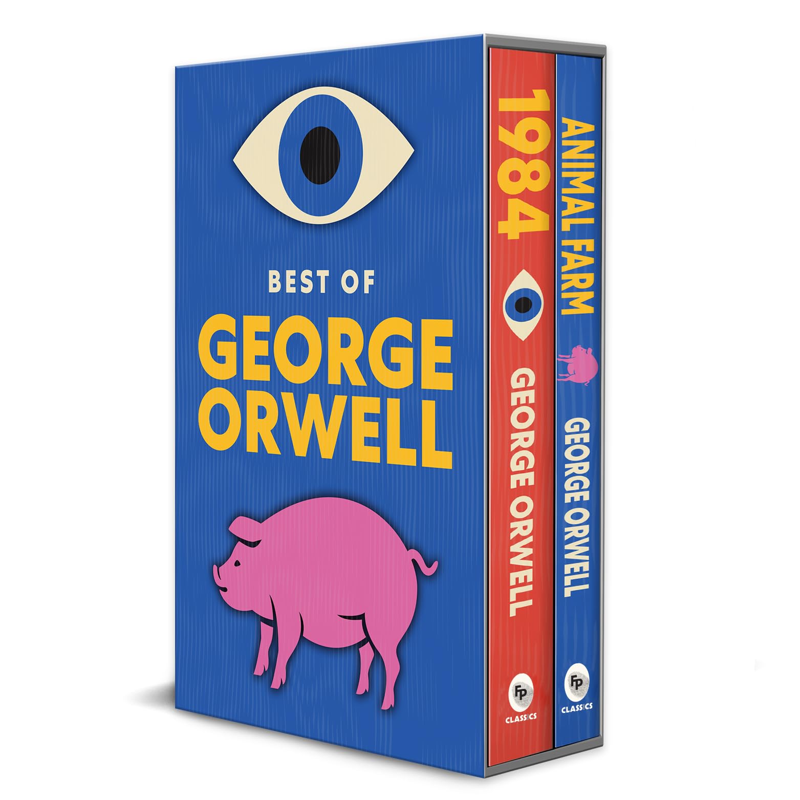 FINGERPRINT with FP logo Orwell G - Animal Farm & 1984 Dystopian Classics Collection | Paperback | English