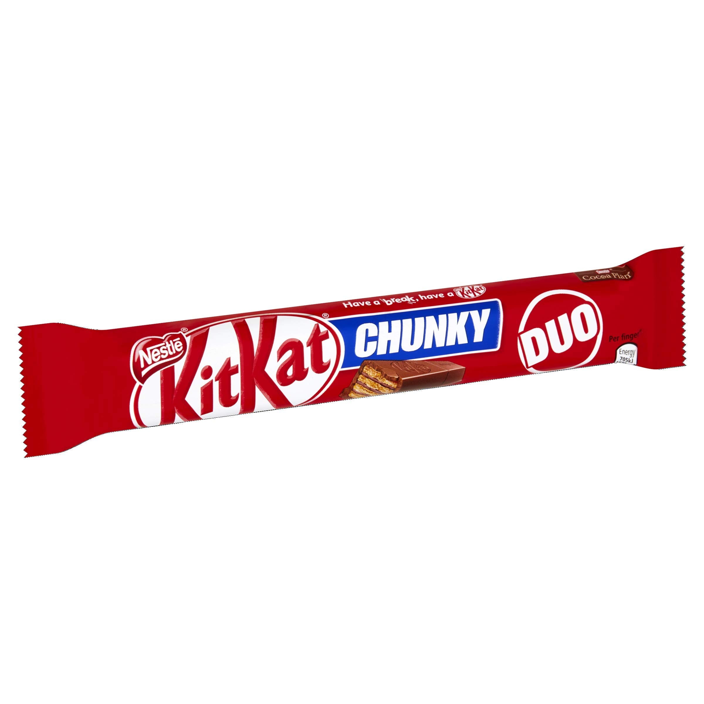 KitKat Chunky Duo Milk Chocolate Bars - Crispy Wafer with Milk Chocolate Coating | 24 x 64g Bars 3