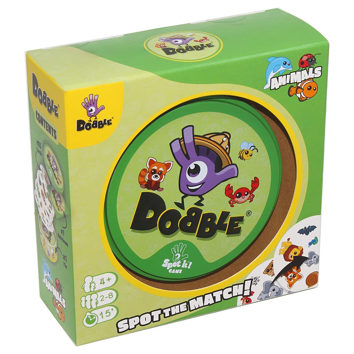 Asmodee Dobble Animals Card Game 1