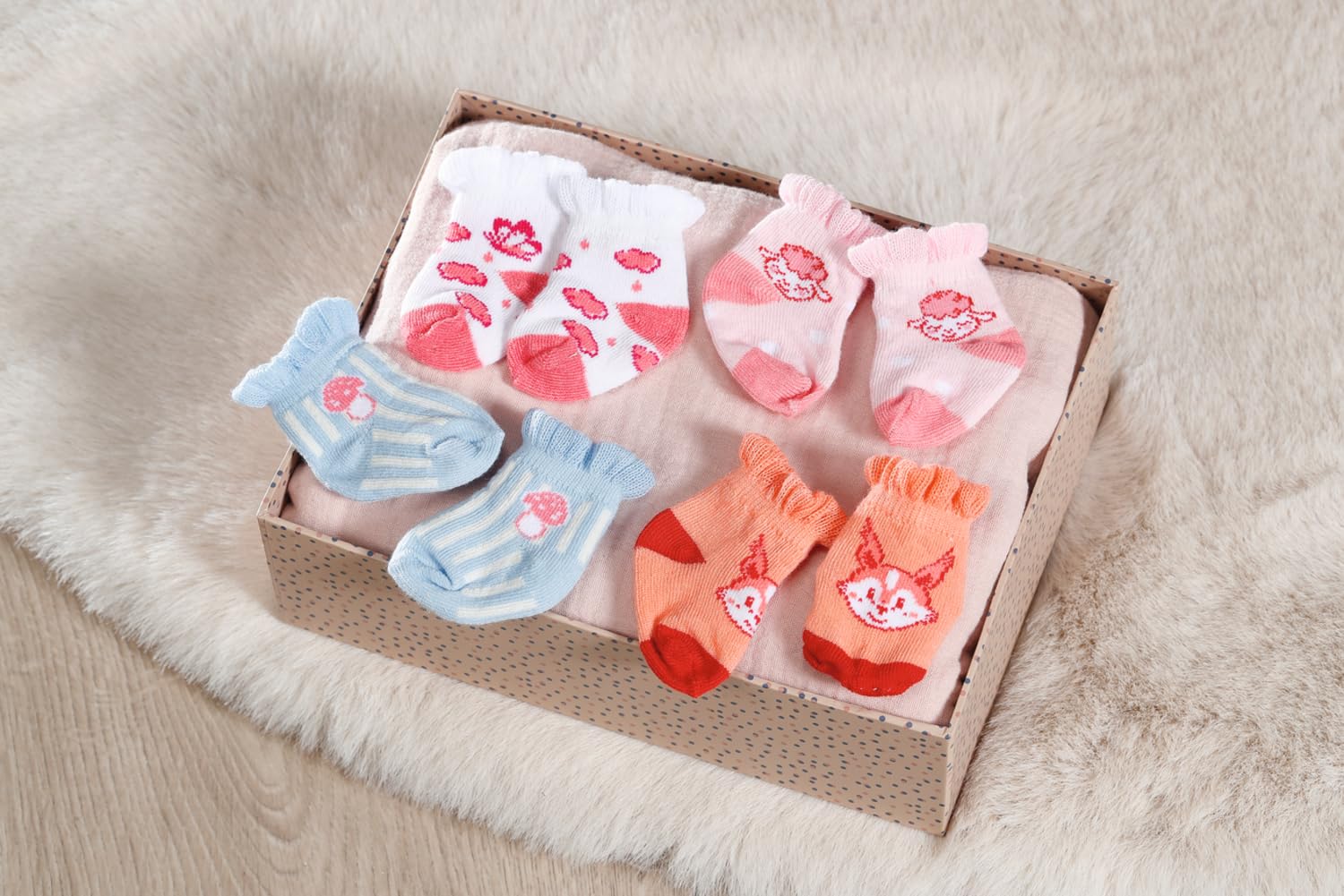 Baby Annabell Doll Socks - 2 Pack Assorted, Fits Up to 43cm Dolls | Ages 3+ 7