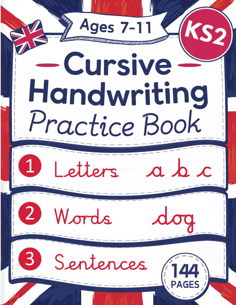 Andrea Fisher - My XXL Cursive Writing Practice Book | KS2 Ages 7-11 | Paperback