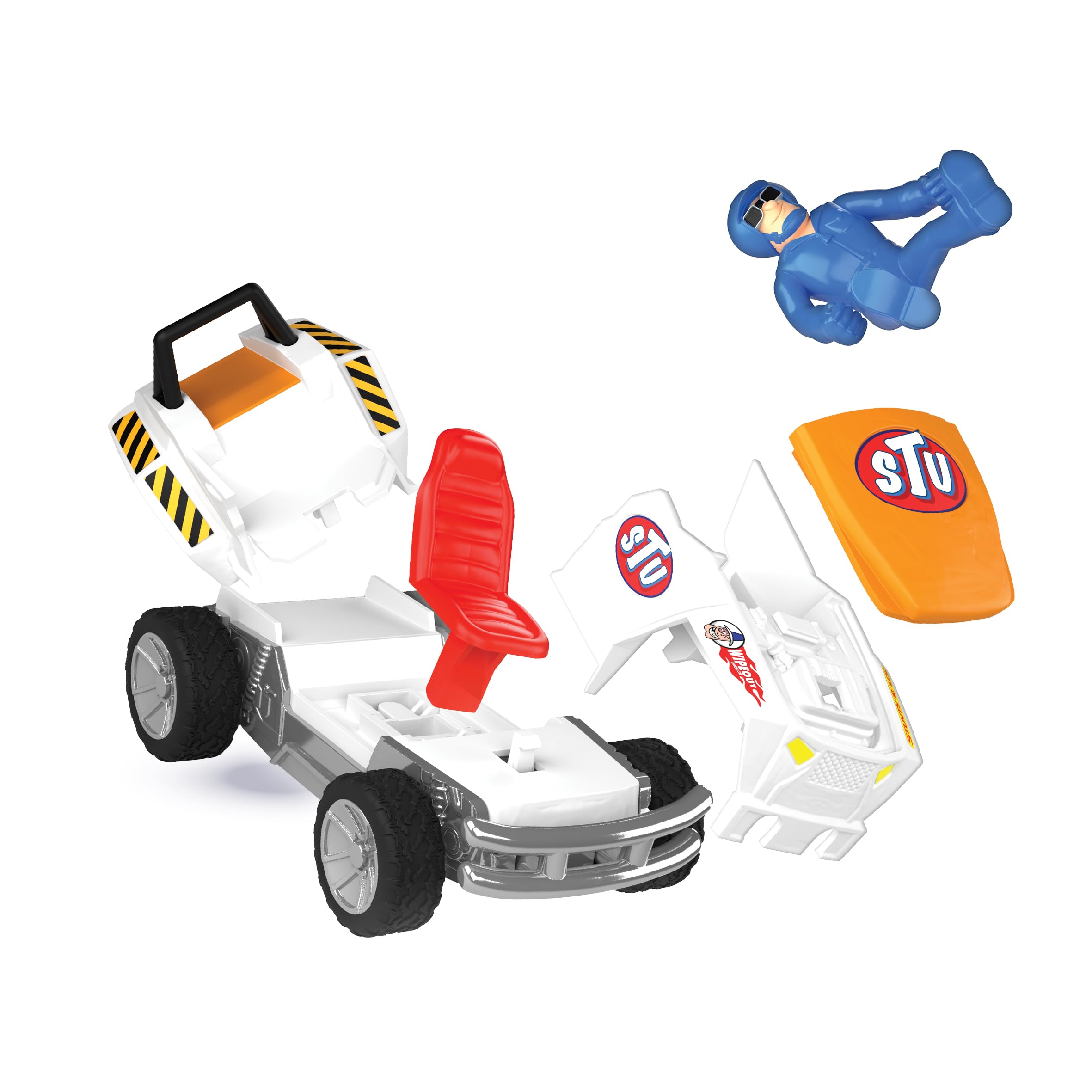 Stuntman Stu Smash and Crash Buggy - Break Apart Stunt Set with Ejector Seat 5
