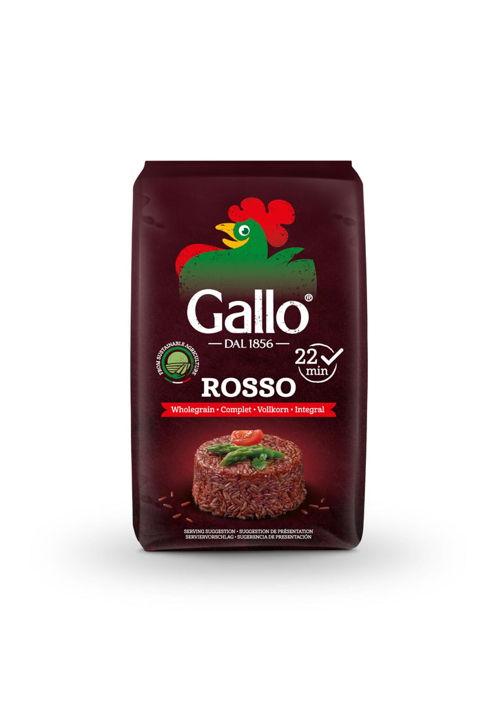 Riso Gallo Rustico Rosso Red Wholegrain Rice, 500g