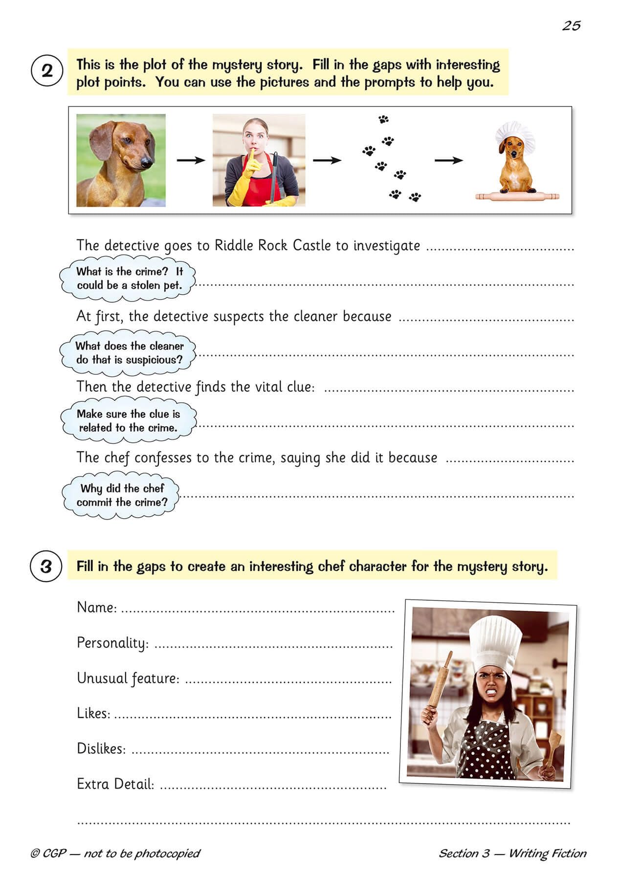CGP Books KS2 English Writing Targeted Question Book - Year 3 | Ages 7-8 | 48 Pages 6