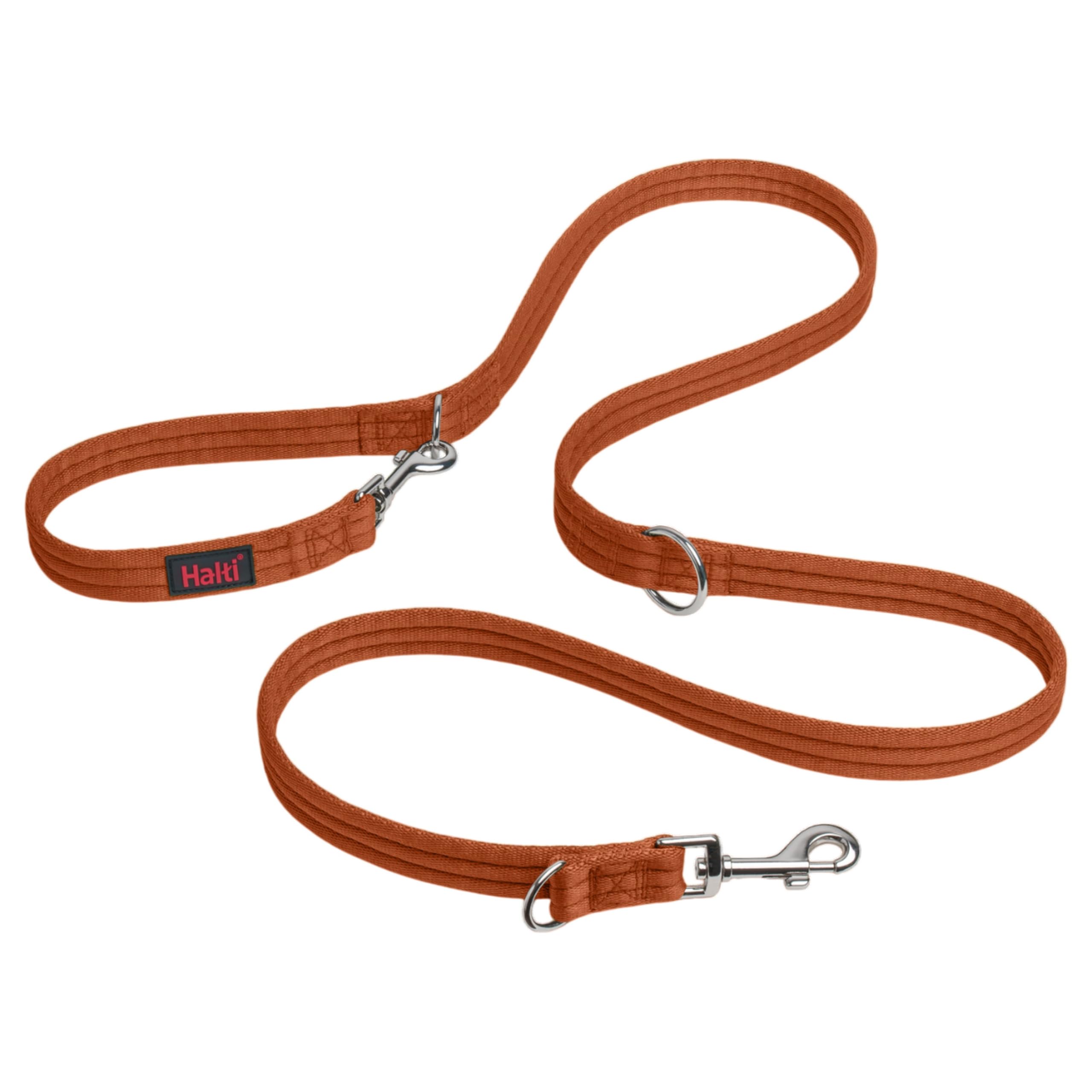 Halti Training Lead - Professional No-Pull Double-Ended Dog Lead, Size Large, Burnt Orange