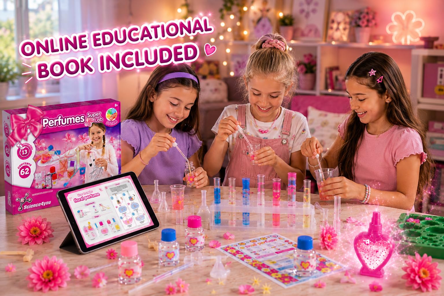Science4you Perfume Super Lab for Kids +8 Years | 13 Experiments | 63 Contents 7