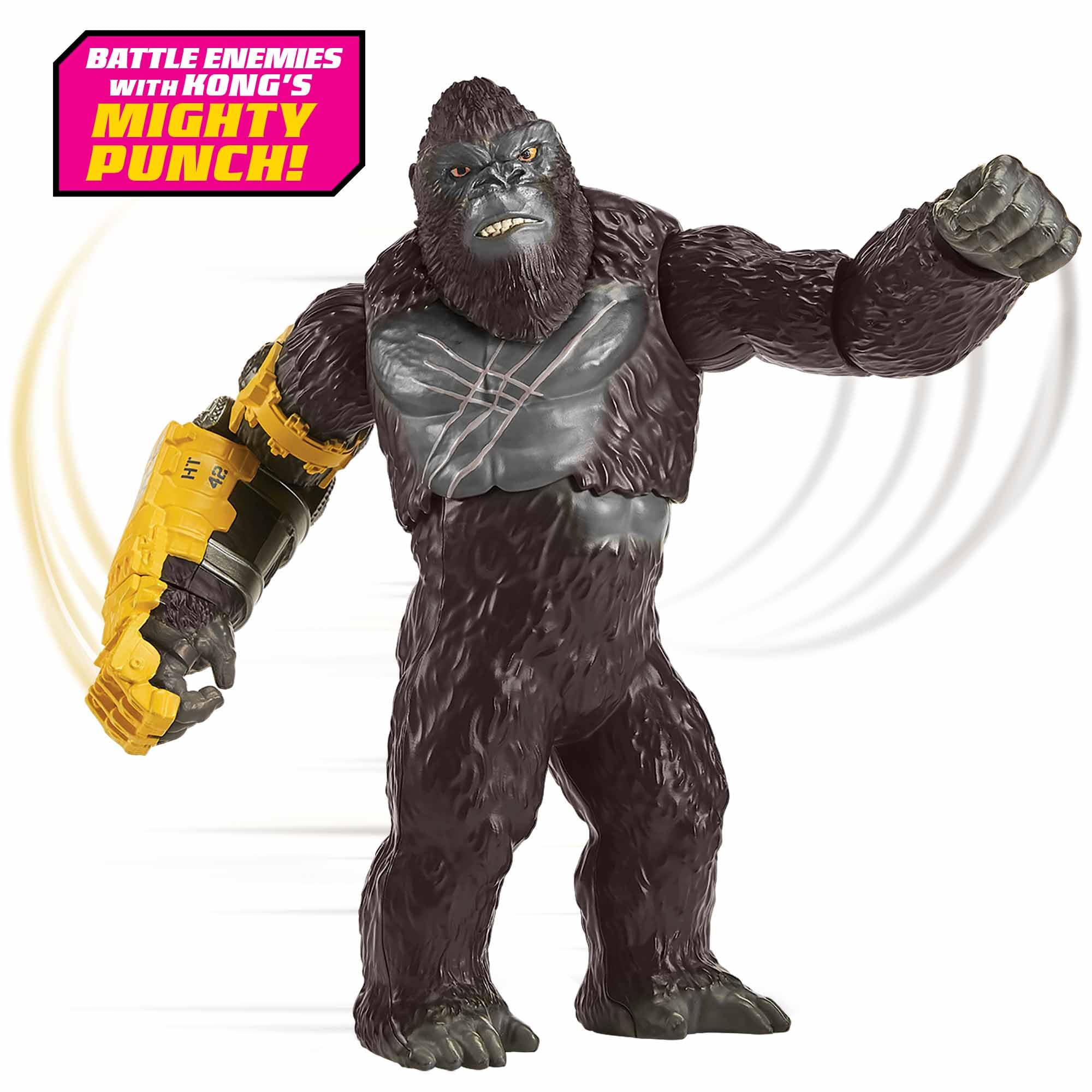 MonsterVerse Giant Kong Roll N Battle Action Figure - 11 Inch | Wheel Movement | Ages 4+ 2