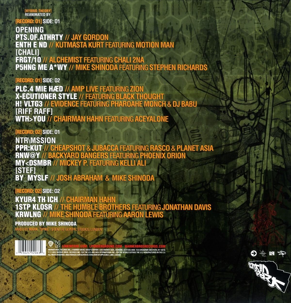 Linkin Park - Reanimation [2LP Vinyl]