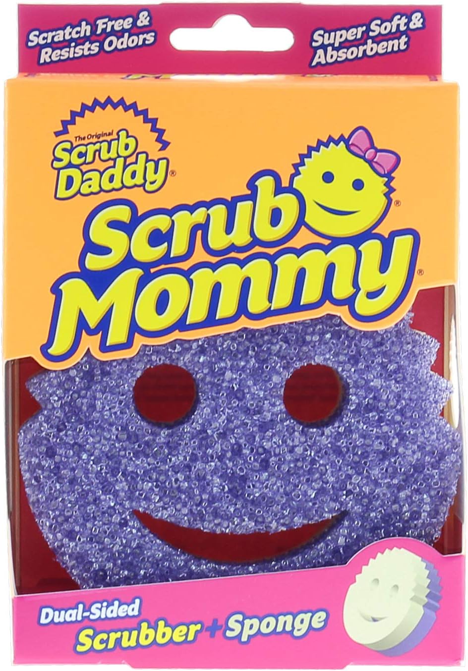 Scrub Daddy - Scrub Mommy 3 Pack Dual Sided Texture Changing Sponge Scrubber 2