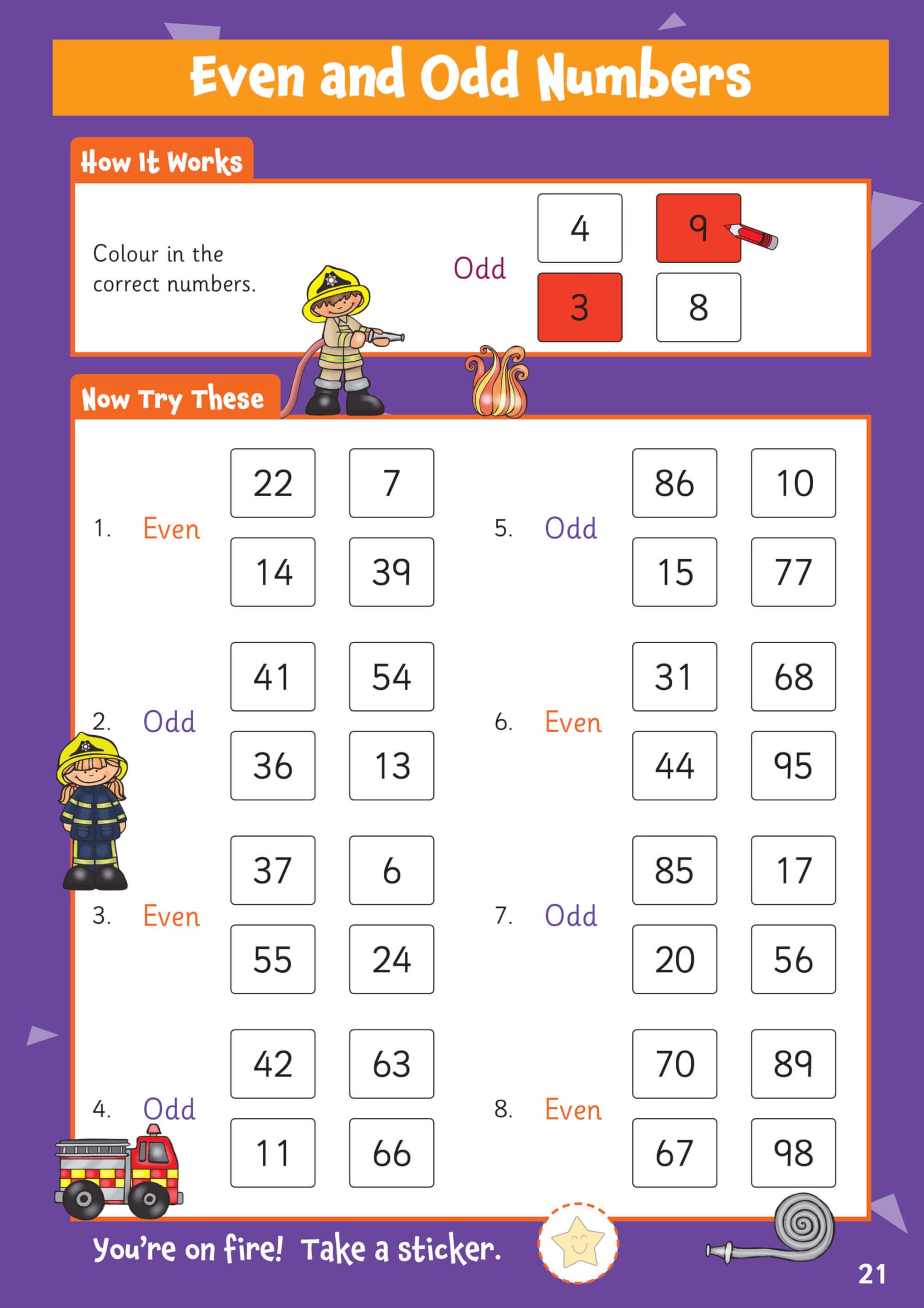CGP 10 Minutes a Day Maths Activity Book for Ages 5-7 (KS1) with Reward Stickers 3