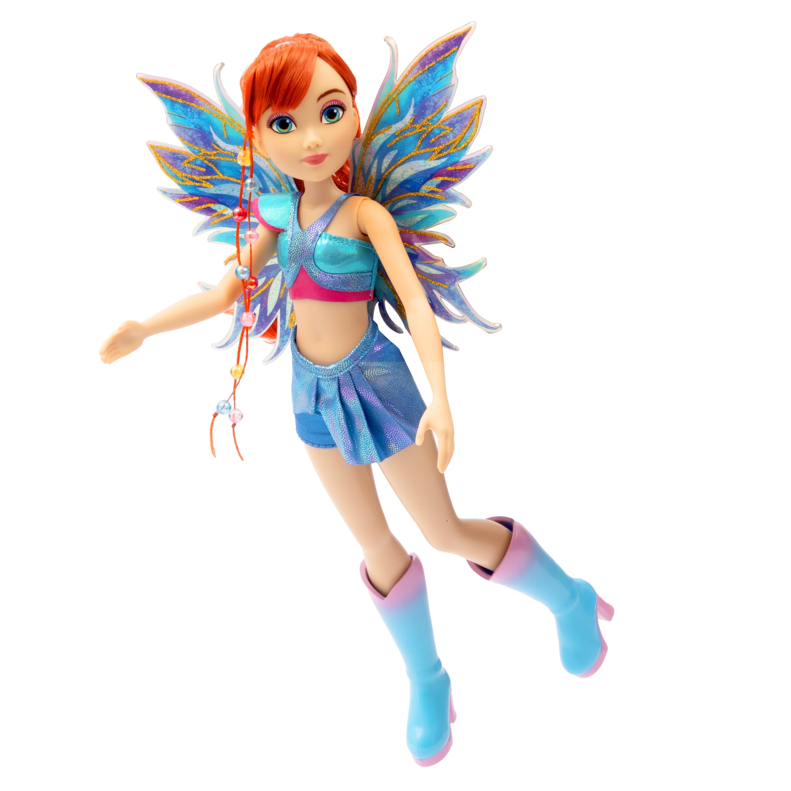 Winx Club Bloom Fairy Doll - 26 cm, Articulated Joints, Removable Glitter Wings | Ages 4+ 6