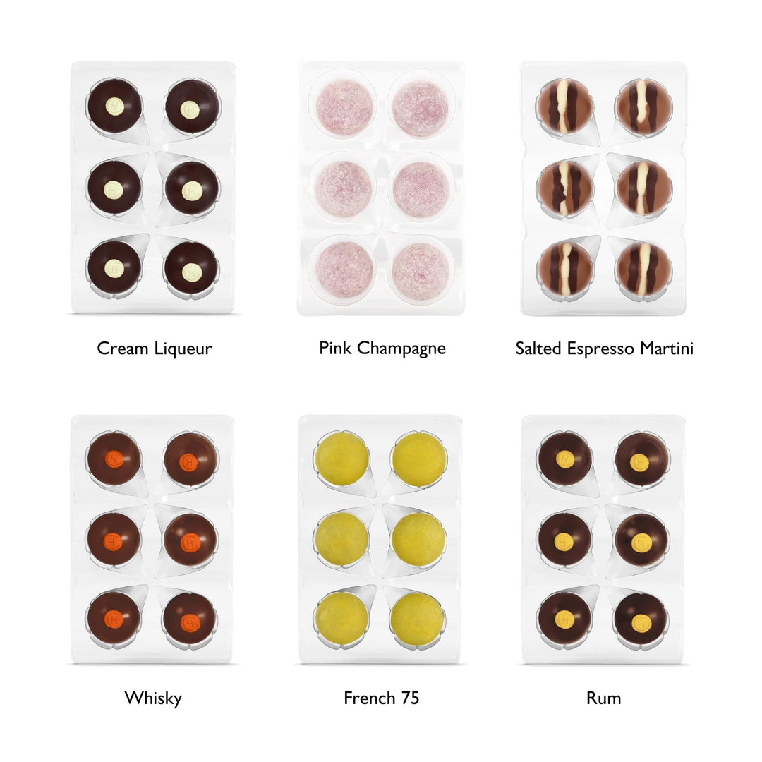 Hotel Chocolat The Selectors Collection Tipsy 413g - Alcohol Infused Chocolate Gift Box