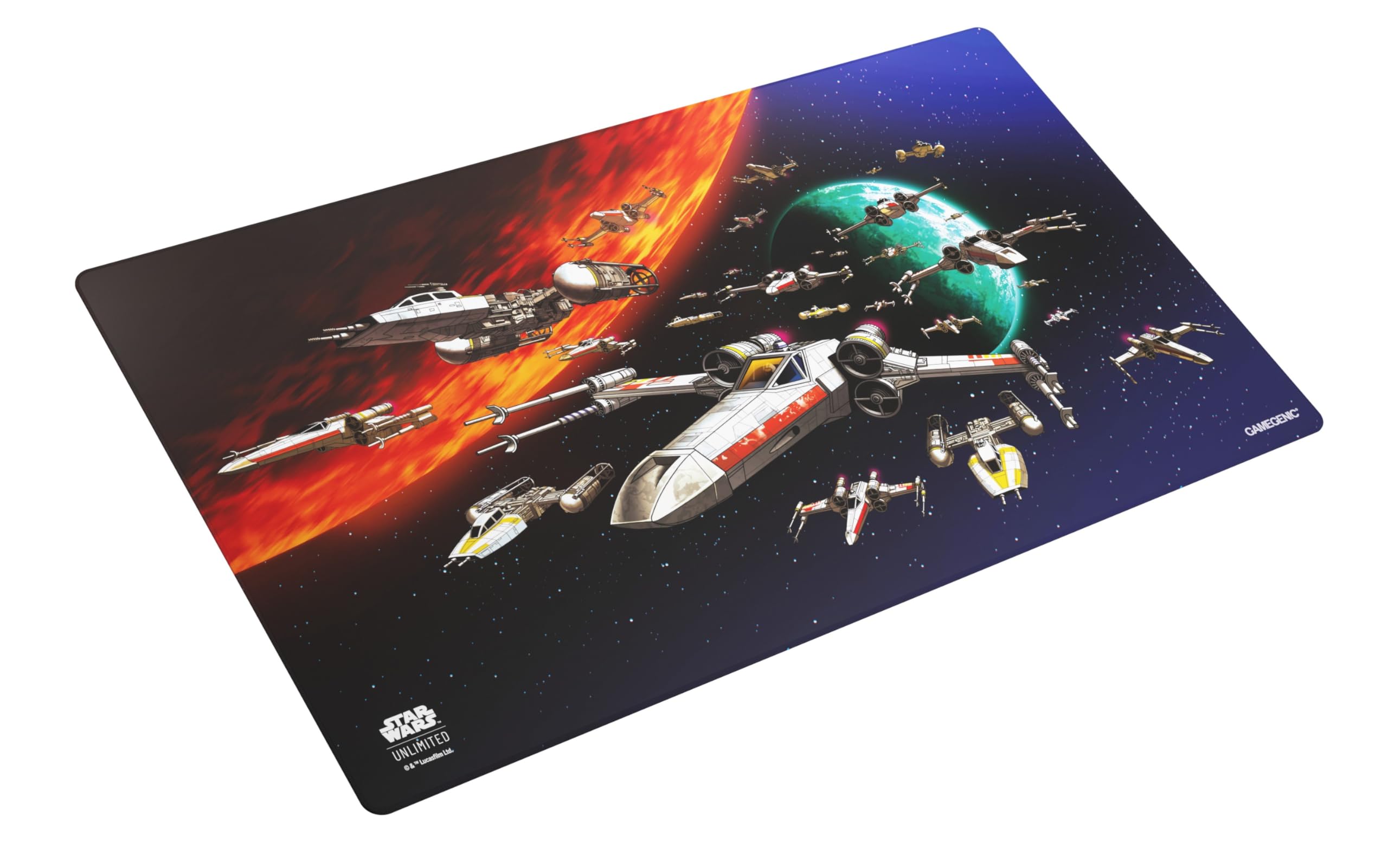 Gamegenic Star Wars: Unlimited Restore Freedom Game Mat | 2mm Thick Neoprene | Unisex Adult